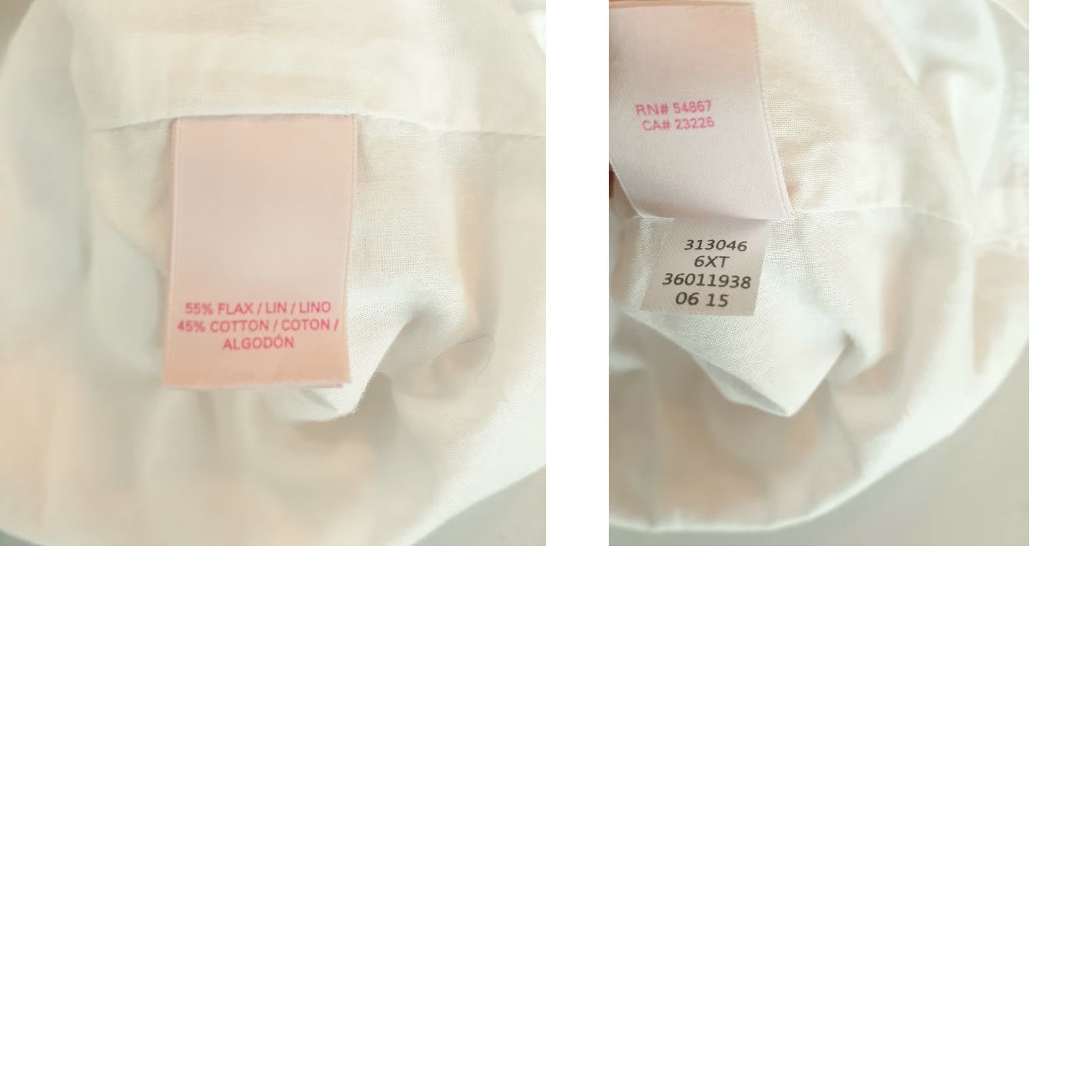 Victoria's Secret Victoria's Secret Romper XS White Collared Flax Blend Roll Tab Sleeve 2 in Inseam Womens Casual Short Overall Size 26" / US 2 / IT 38 - 8 Thumbnail