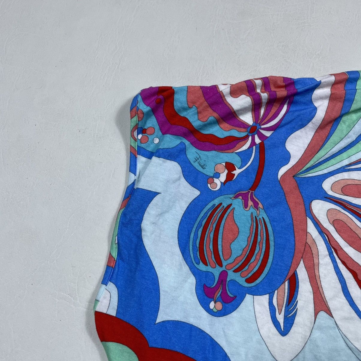 Emilio Pucci EMILIO PUCCI PRINTED FLORAL TOP Size S / US 4 / IT 40 - 15 Thumbnail