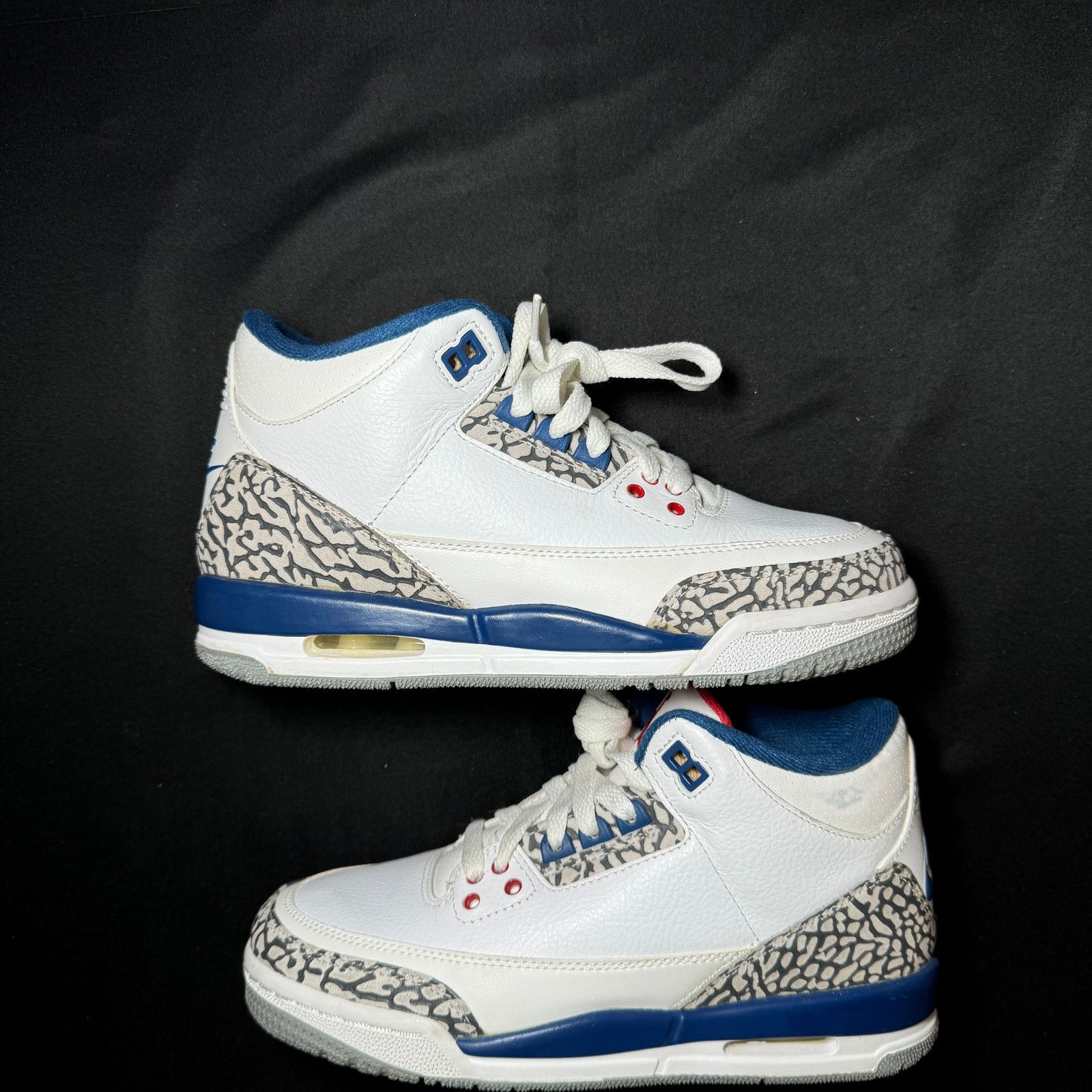 Jordan Brand × Nike Size 5 - Air Jordan 3 Retro OG BG True Blue 2016 Men's Shoes Size US 5 / EU 37 - 2 Thumbnail