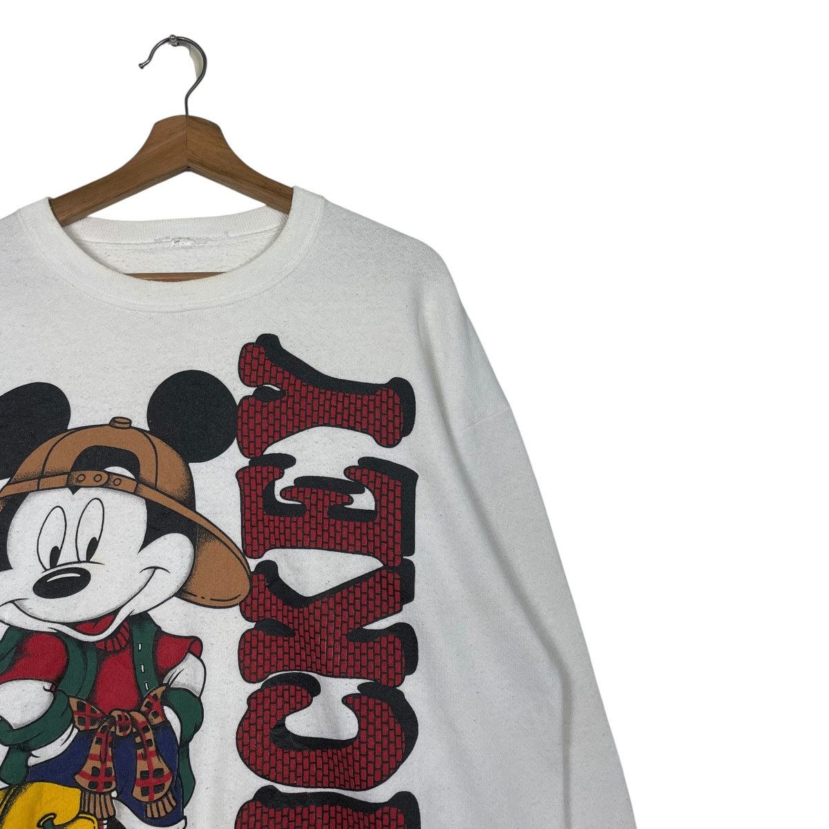 Mickey Mouse Vintage Mickey Mouse Big Print Sweatshirt Size US L / EU 52-54 / 3 - 5 Thumbnail