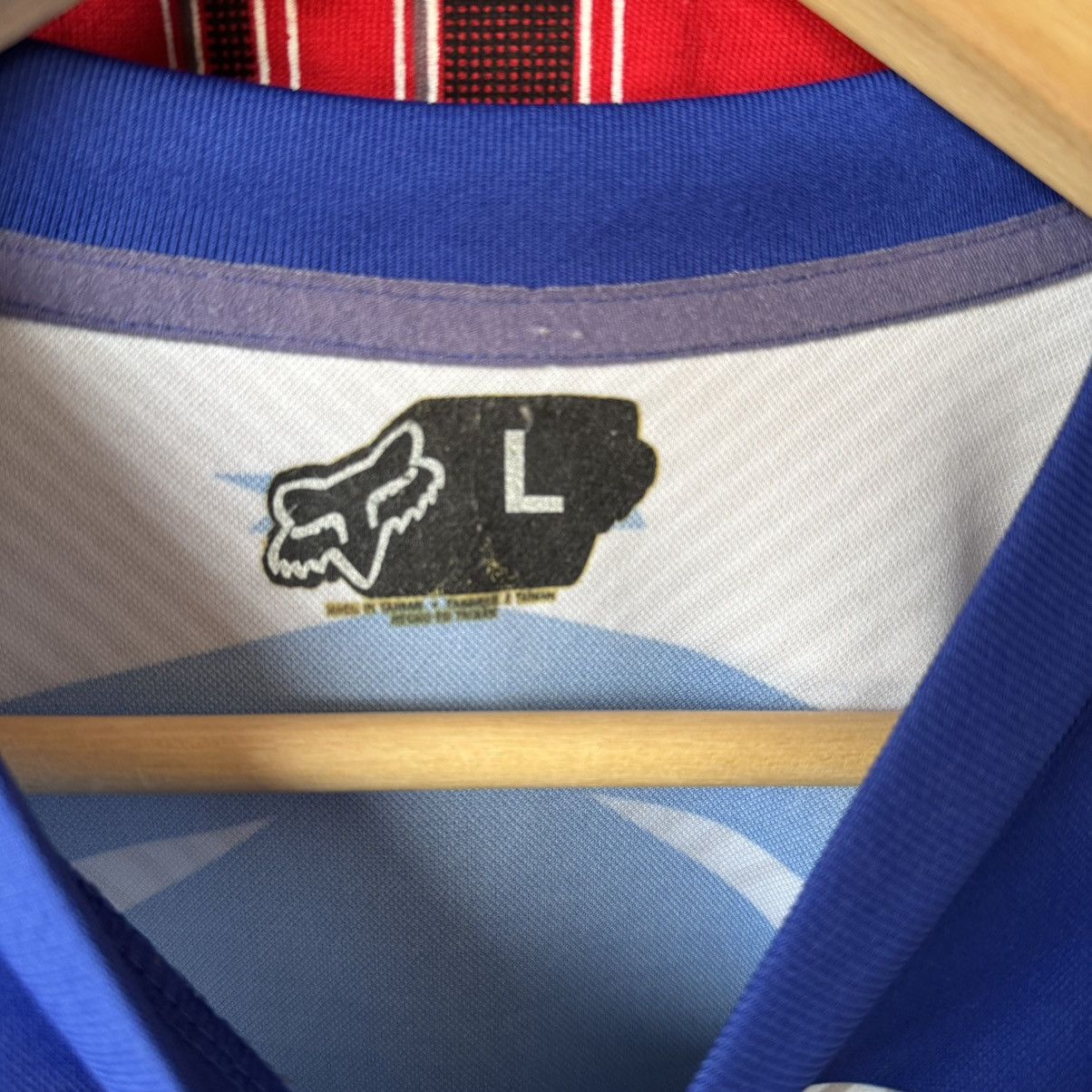 Fox Racing × Playboi Carti × Vintage FOX MOTOCROSS VINTAGE OVERSIZED RACING JERSEY 90s AOP SKATER Size US L / EU 52-54 / 3 - 4 Thumbnail