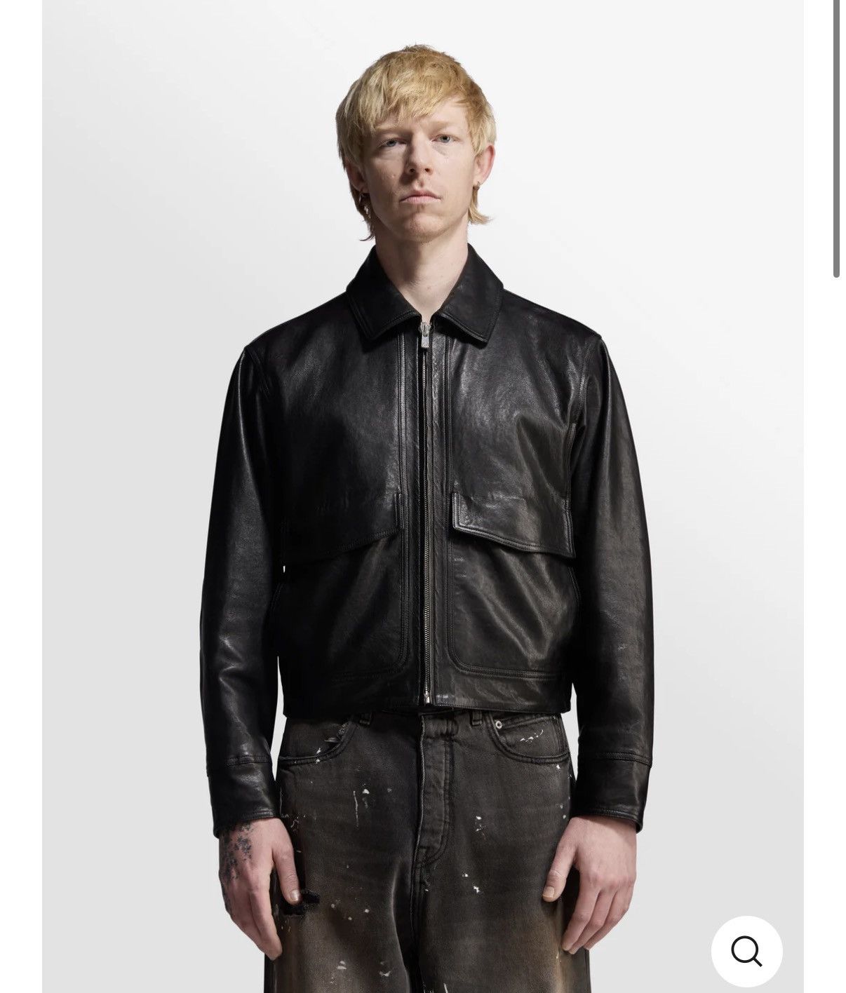 Bare Knuckles Bare Knuckles Leather Cruiser Jacket Size L Size US L / EU 52-54 / 3 - 5 Thumbnail