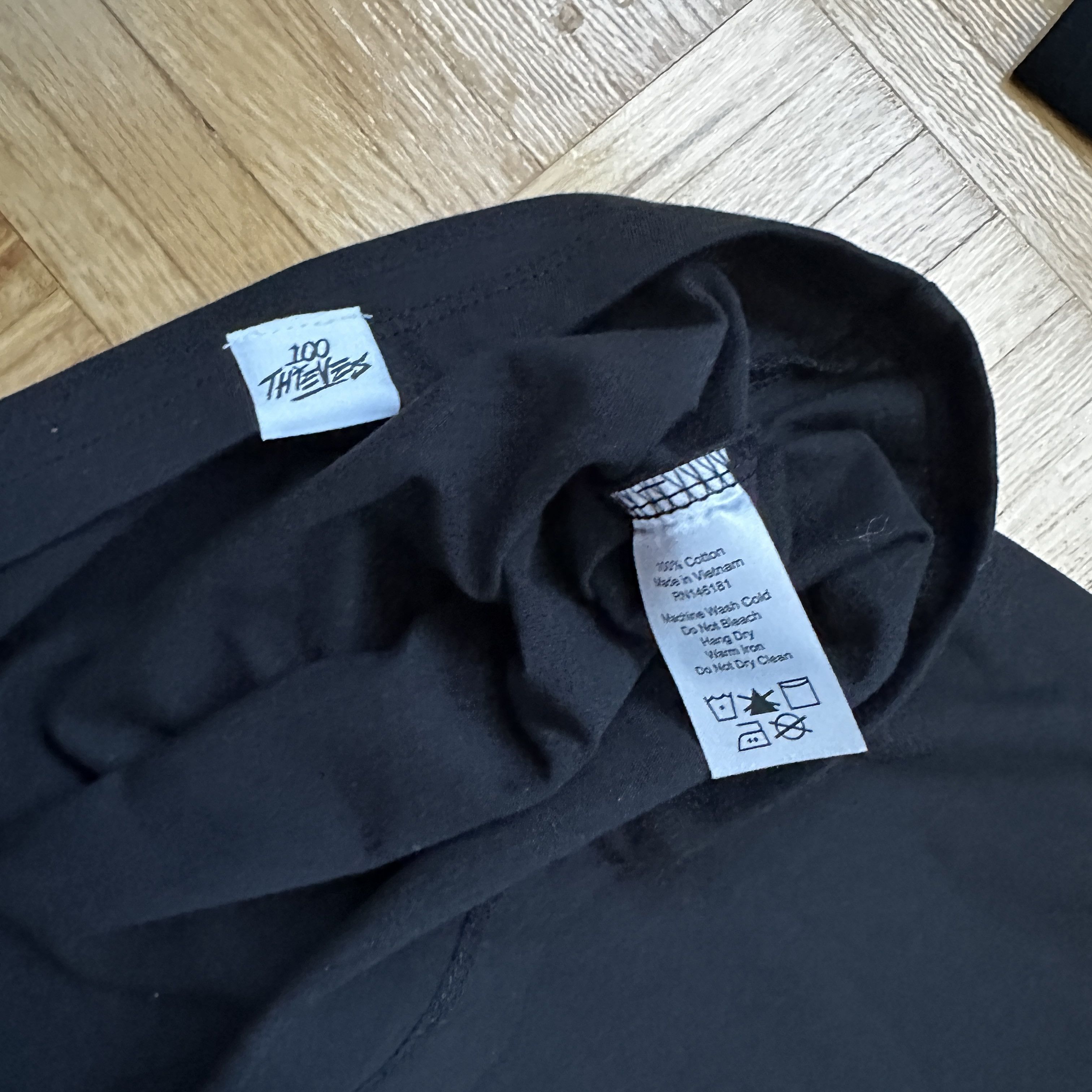 100 Thieves 100 Thieves Midnight Long Sleeve Tee Black - Large Size US L / EU 52-54 / 3 - 5 Thumbnail