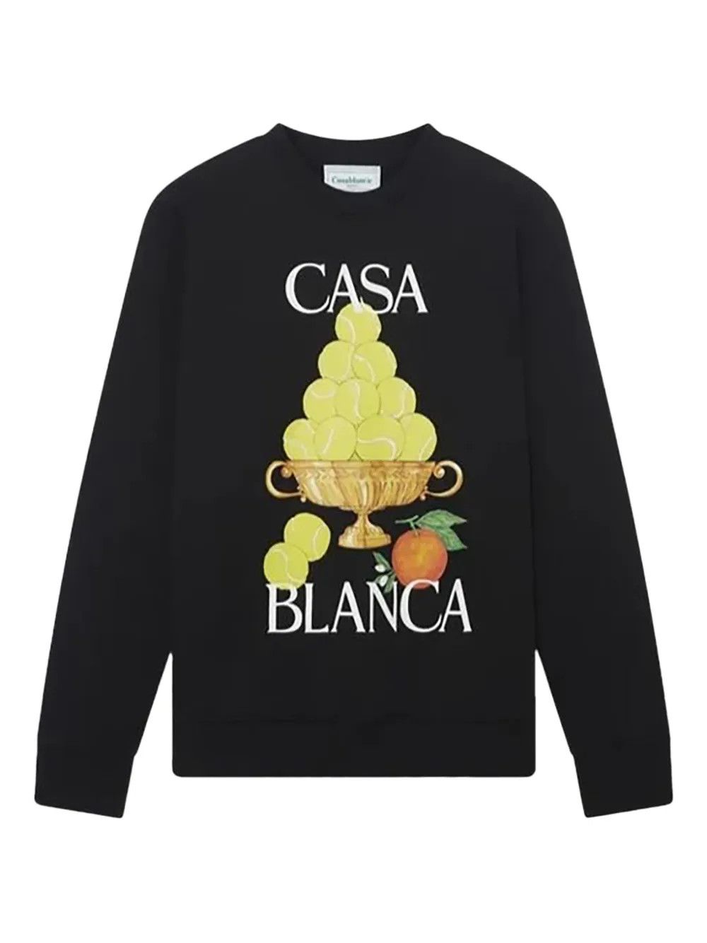 Casablanca o1y0626 Logo Sweatshirt in Black Size US L / EU 52-54 / 3 - 1 Thumbnail