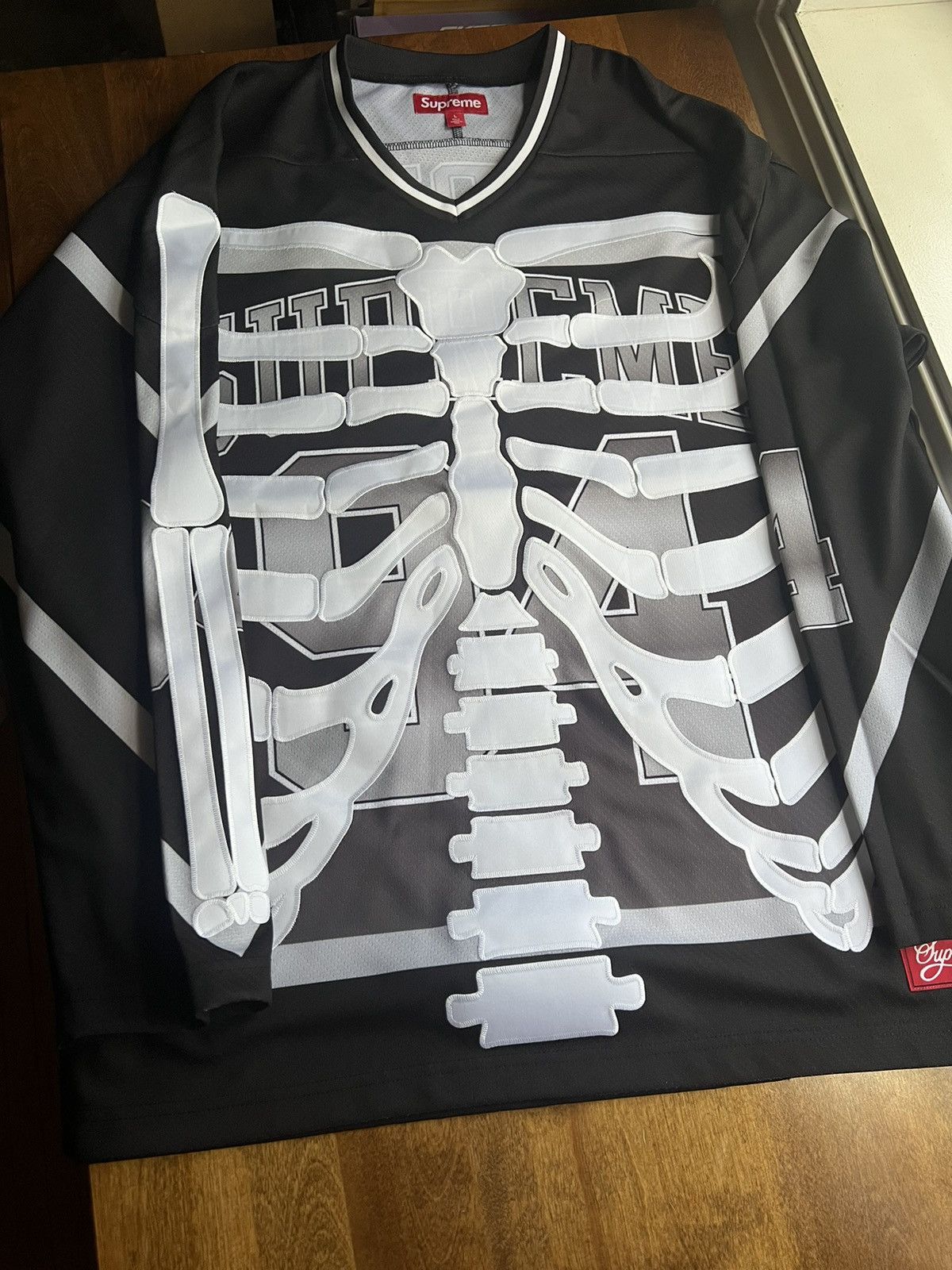 Supreme Bones Hockey Jersey Black – Sole Priorities