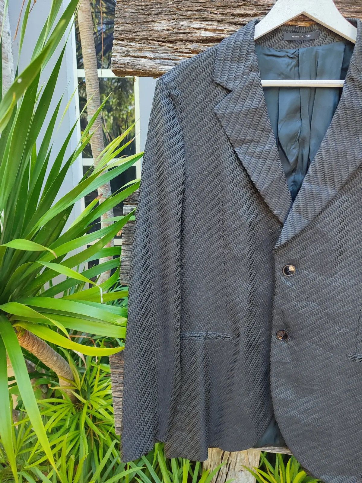 Emporio Armani Vintage Emporio Armani Made in Italy Blazer Jacket Size 38R - 3 Thumbnail