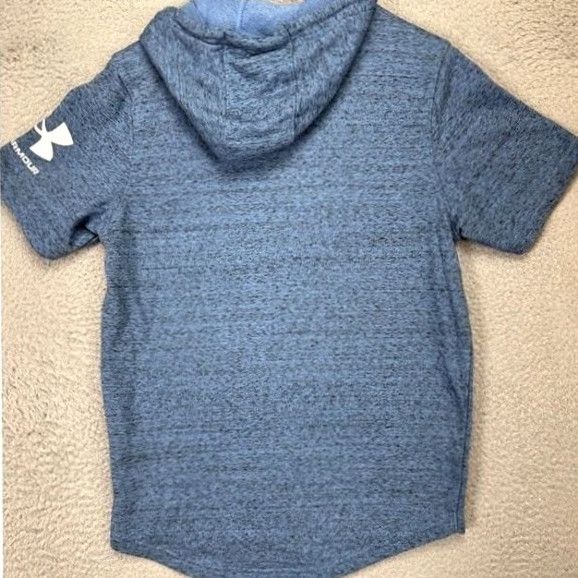Under Armour Under Armour Hoodie Sweatshirt Mens Small Blue Short Sleeve Drawstring Clothing Pullover Breathable Logo Size US S / EU 44-46 / 1 - 3 Thumbnail