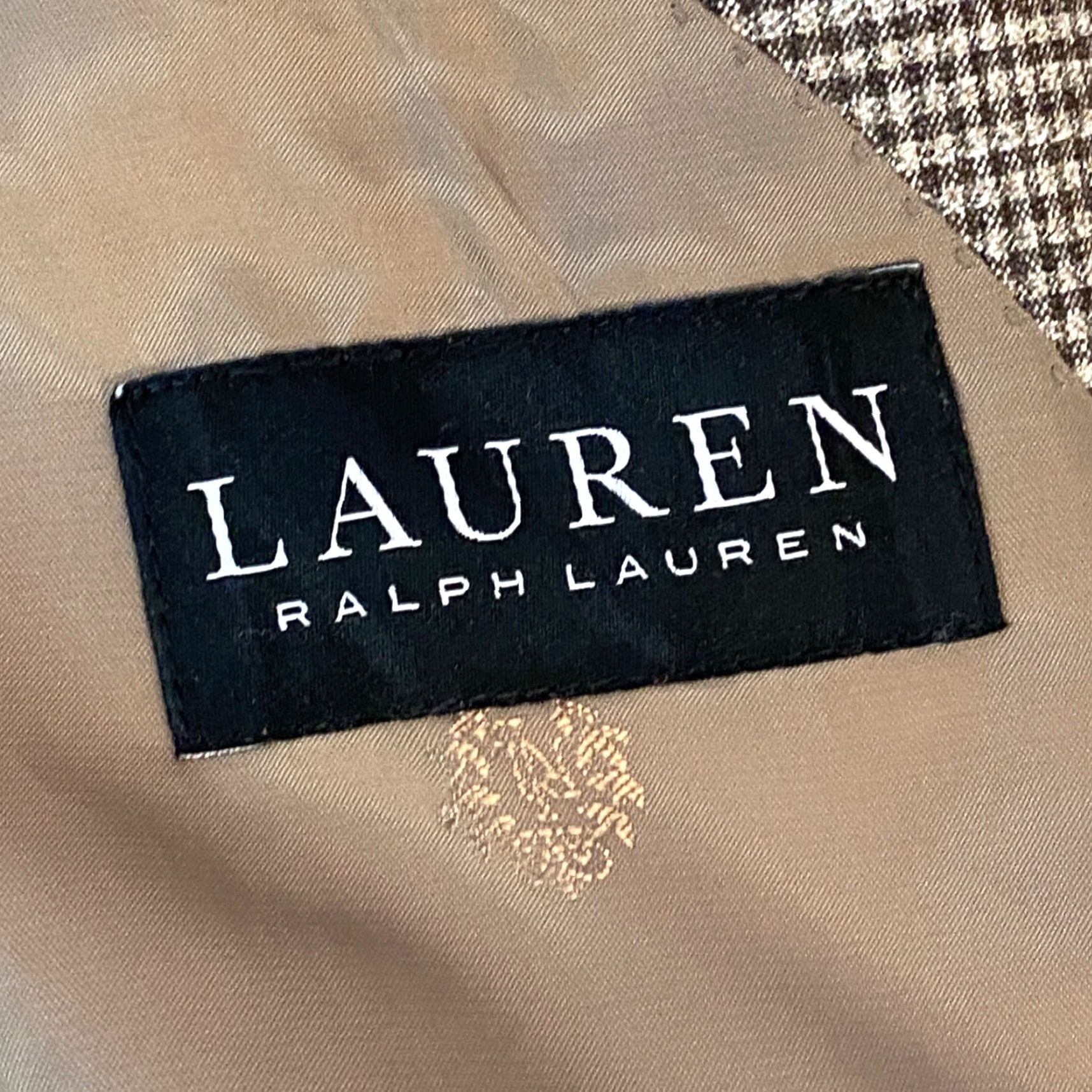 Ralph Lauren Lauren Ralph Lauren Blazer Mens 38R Brown Plaid 2 Button Sport Jacket Stretch Size 38R - 3 Thumbnail