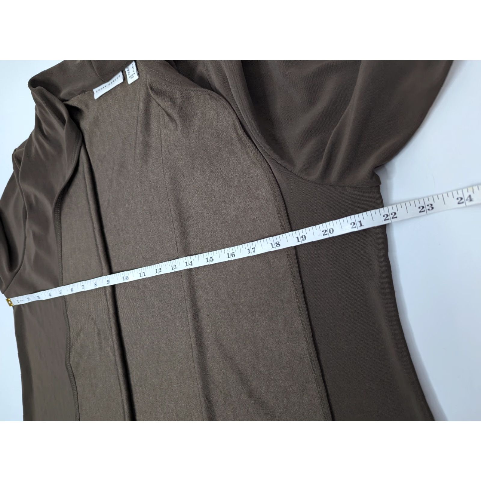 Vintage Susan Graver Cardigan Sweater Open Front Knit L Brown Plus Size Large Women Size L / US 10 / IT 46 - 6 Thumbnail