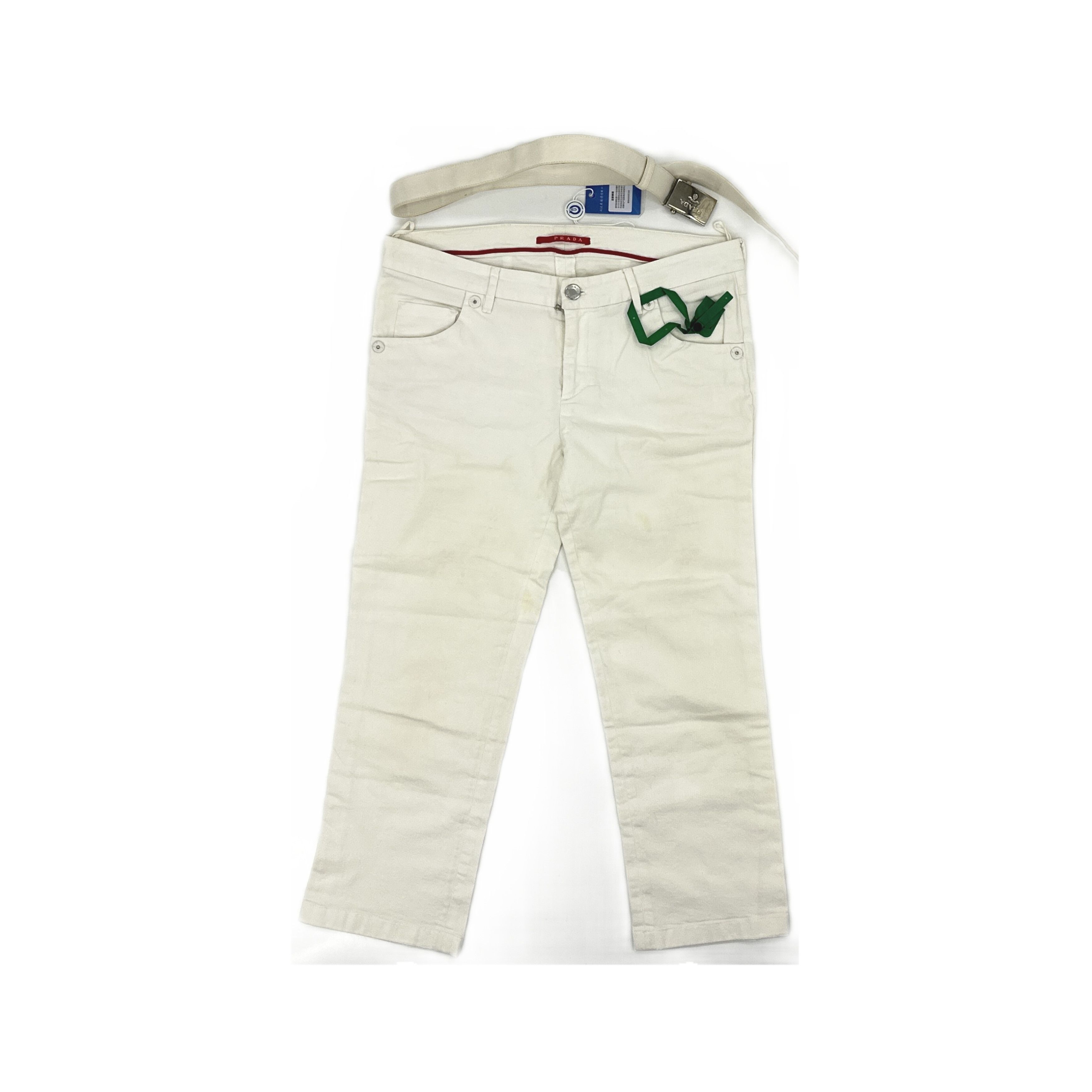 Prada Prada Cotton Casual Pants Size 26 Size US 26 / EU 42 - 1 Thumbnail