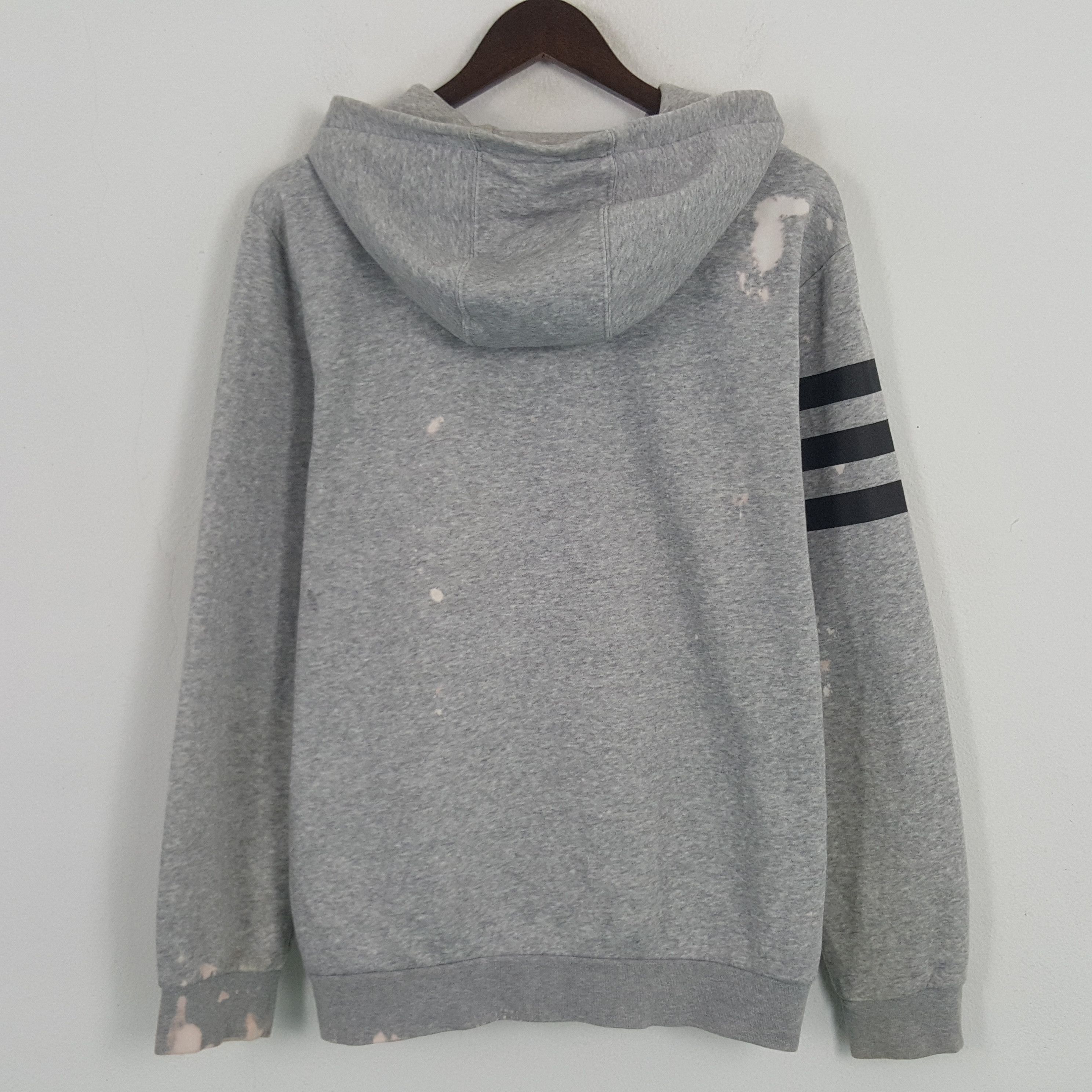 Adidas × Vintage Vintage Adidas 3 Stripes Zipper Jacket Hoodies Size US M / EU 48-50 / 2 - 3 Thumbnail