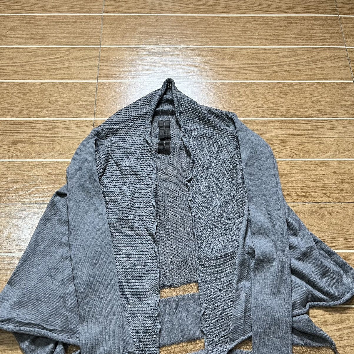 Rick Owens Rick Owens Dust Knitted Wrap Cardigan Size XS / US 0-2 / IT 36-38 - 2 Thumbnail