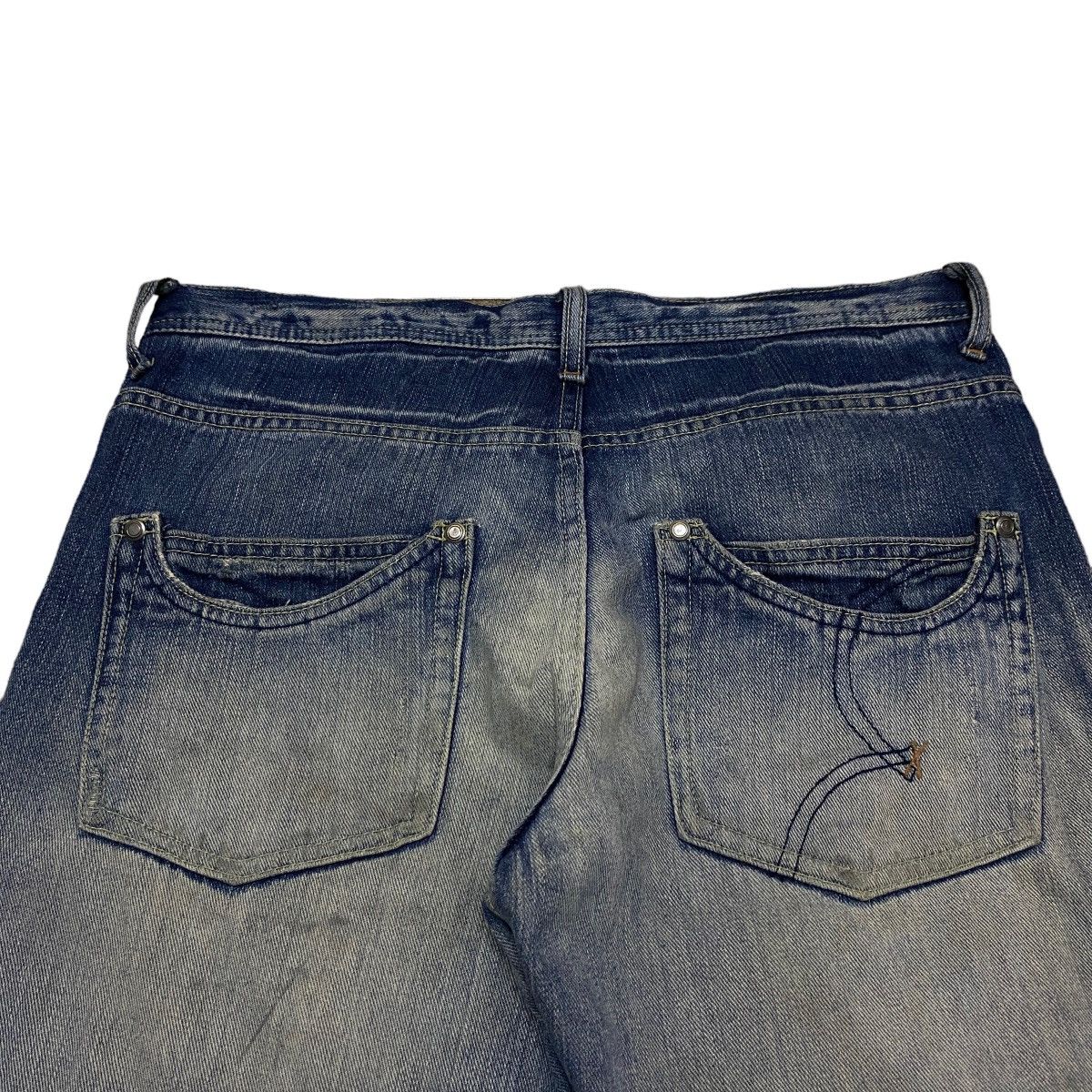 If Six Was Nine × Japanese Brand Very Rare Design Vintage Brand Icon Distressed Jeans 2000s Size US 31 - 4 Thumbnail