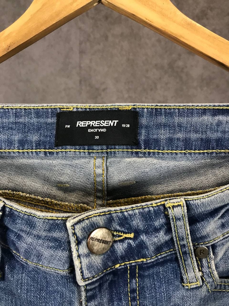 Represent Clo. Represent distressed biker jeans Size US 30 / EU 46 - 4 Thumbnail