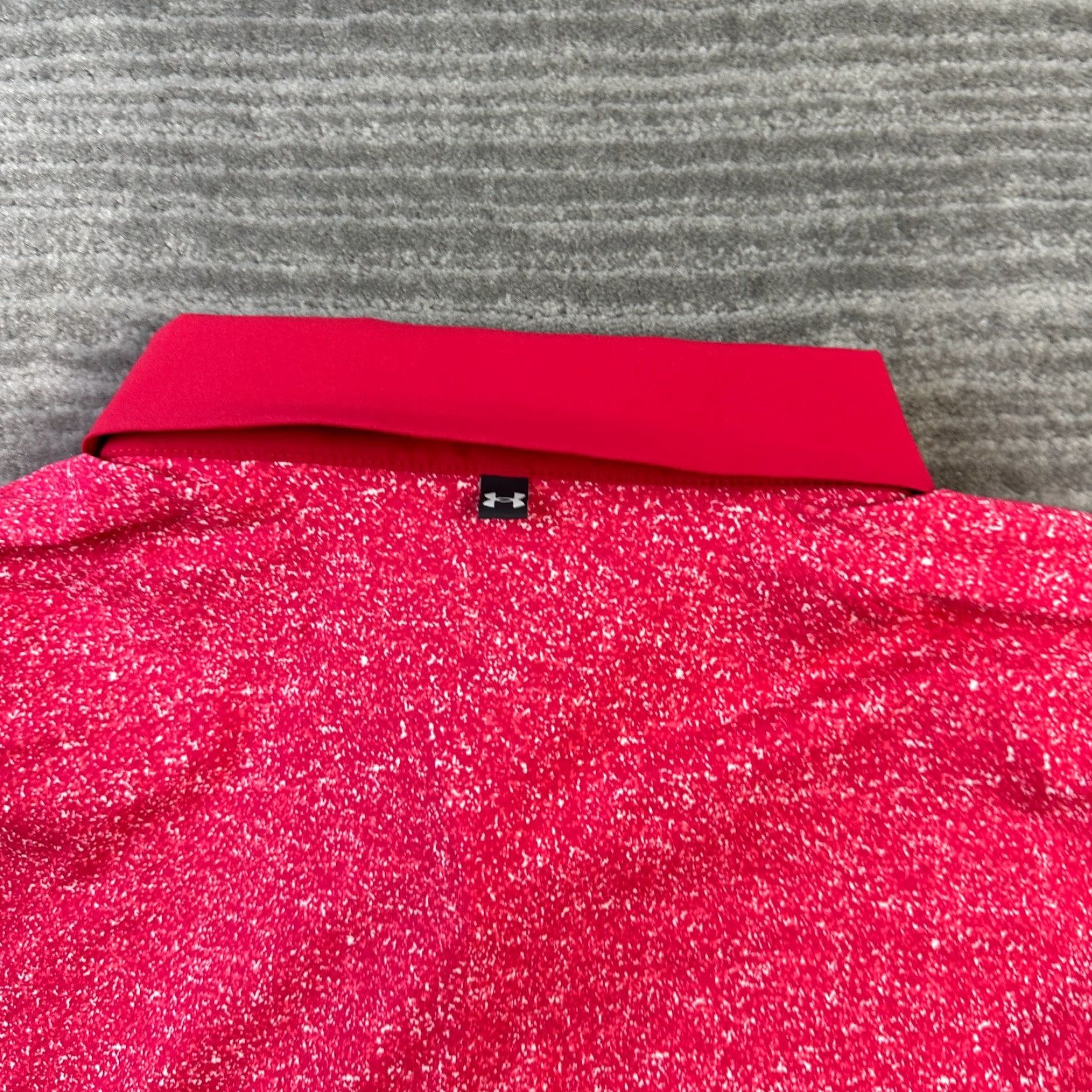 Under Armour Under Armour Polo Shirt Mens XL Red Golf All Over Print Iso Chill Printed Size US XL / EU 56 / 4 - 5 Thumbnail