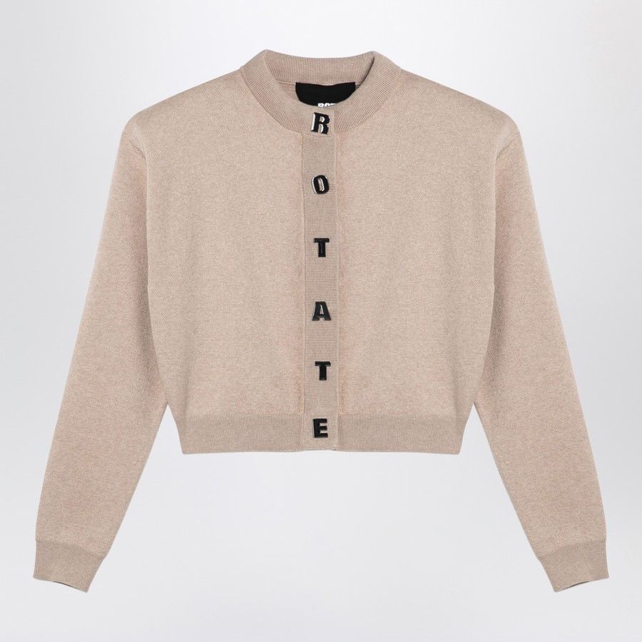 ROTATE o1d2blof0924 Cardigan in Beige Size M / US 6-8 / IT 42-44 - 1 Thumbnail