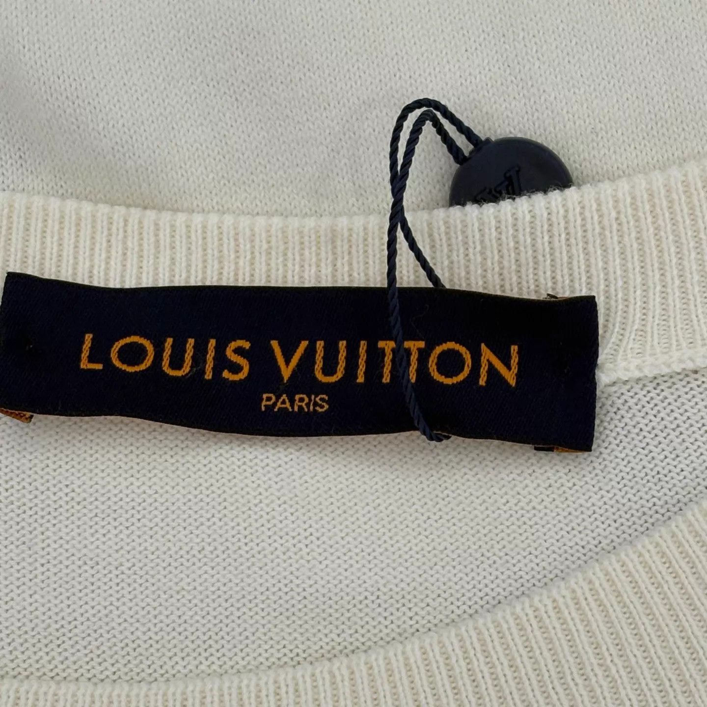 Louis Vuitton LV x NIGO S22 White Duck Short Sleeve L Size US L / EU 52-54 / 3 - 3 Thumbnail