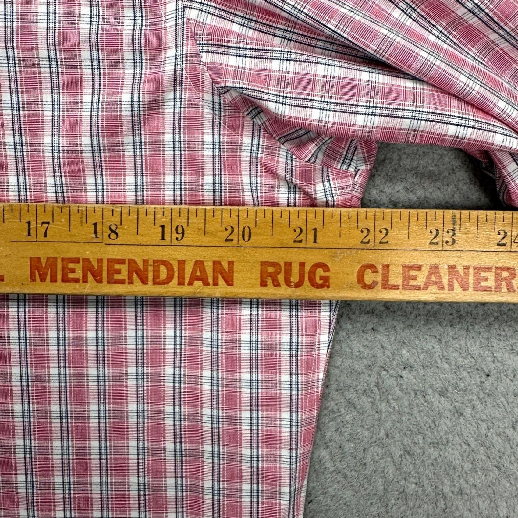 Banana Republic Banana Republic Button-Up Shirt Mens Medium Red Blue Plaid Long Sleeve Slim Fit Shirt Size US M / EU 48-50 / 2 - 7 Thumbnail