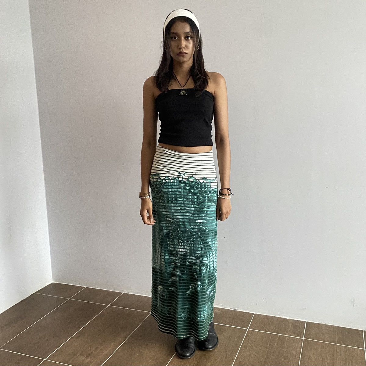 Jean Paul Gaultier SS2001 Jean Paul Gaultier Satan Maxi skirt Size 30" / US 8 / IT 44 - 3 Thumbnail