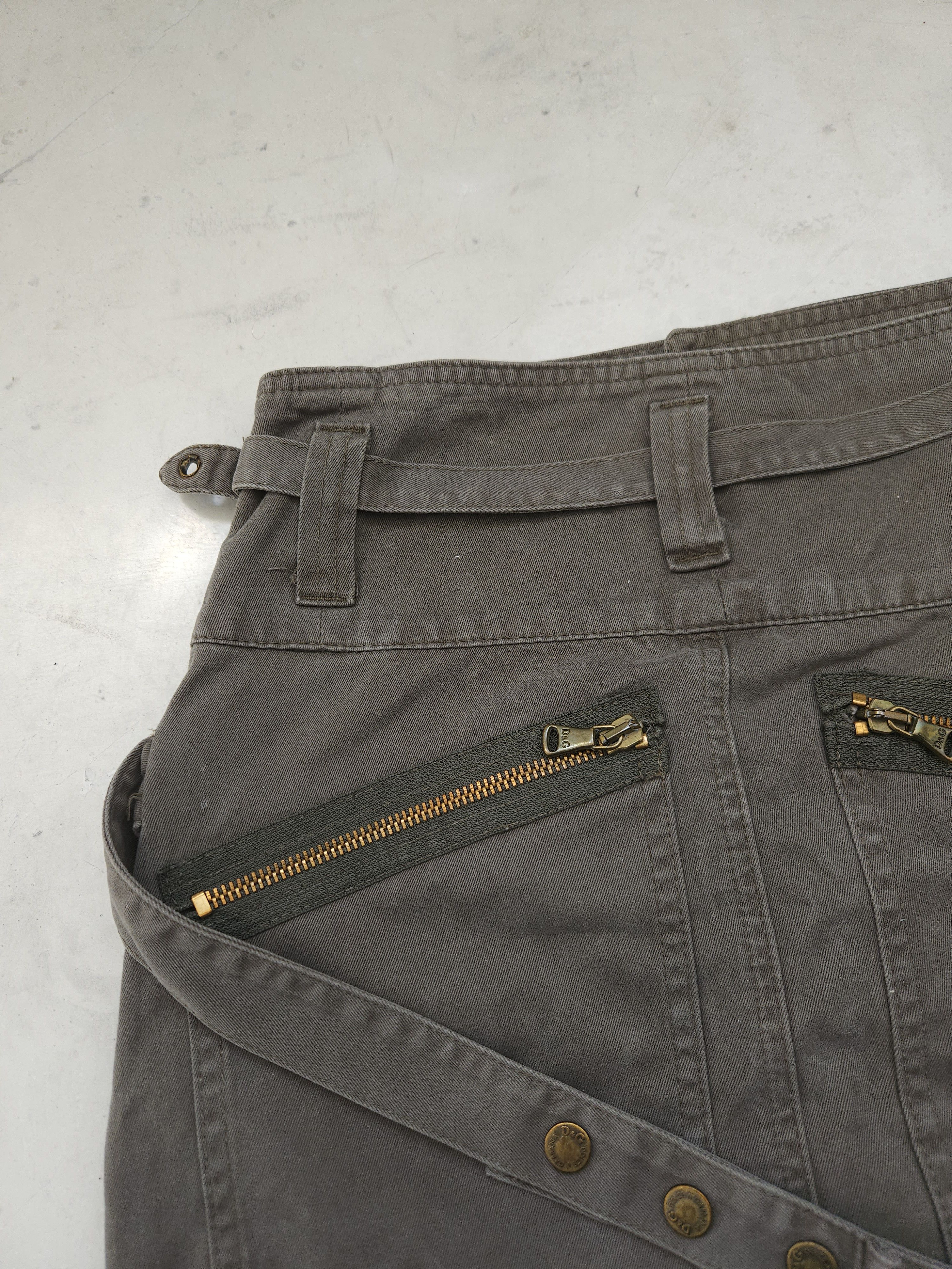 Dolce & Gabbana Archive y2k Dolce Gabbana bondage side zip skirt Size 28" / US 6 / IT 42 - 9 Thumbnail