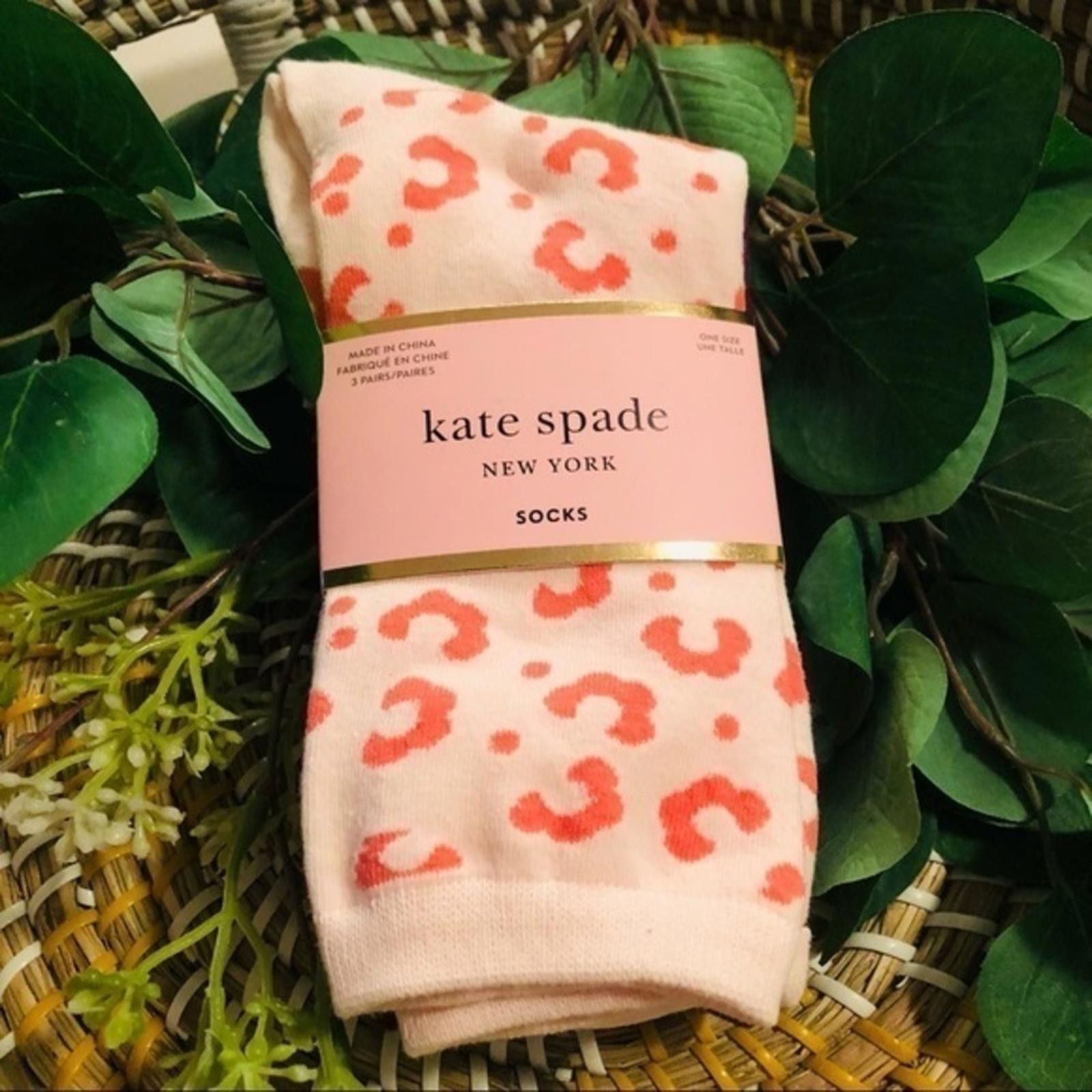 Kate Spade Kate Spade 3pack Leopard Socks NWT Size ONE SIZE - 2 Thumbnail