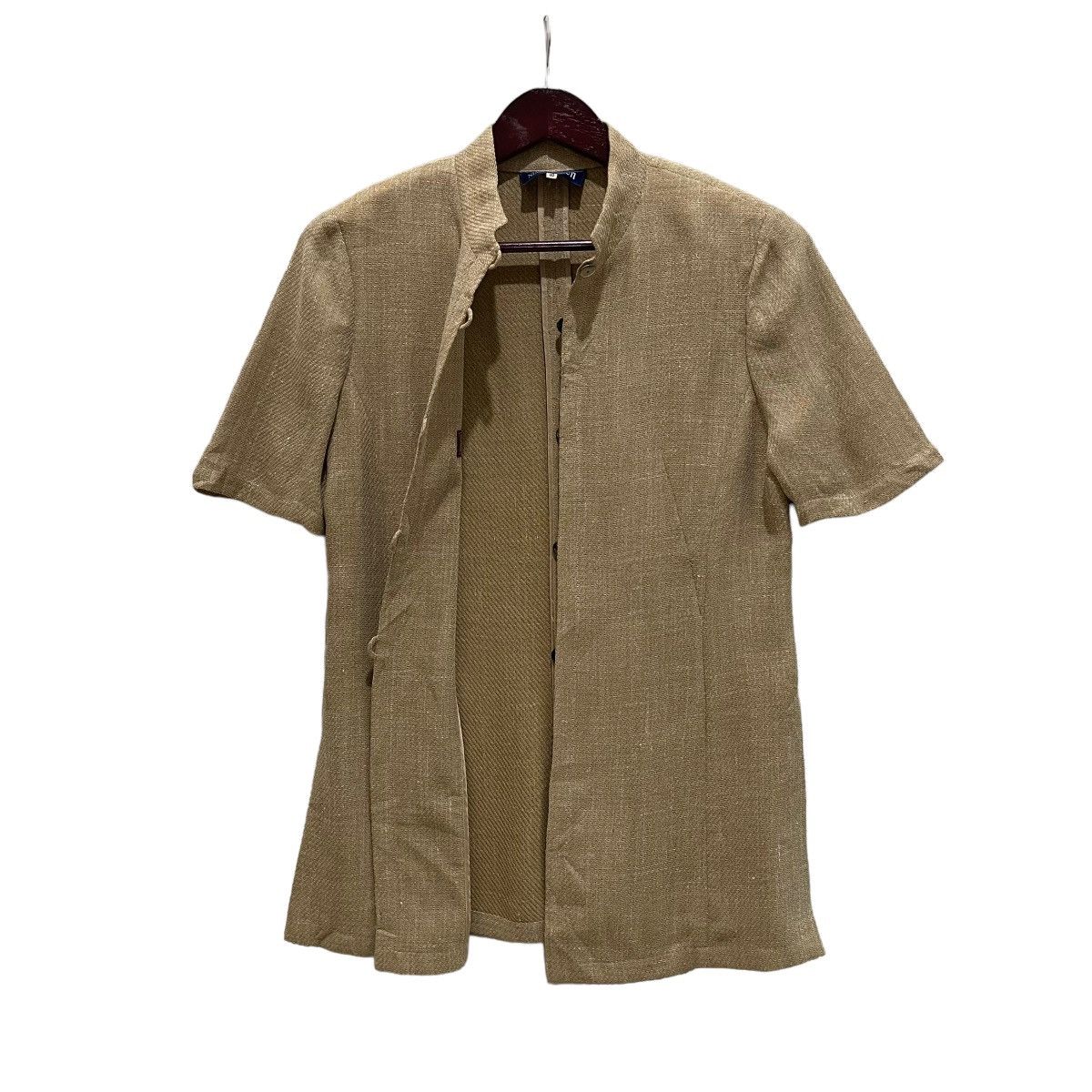 Cerruti 1881 × Vintage Vintage Nino Cerruti Made in Japan Linen Short Sleeve Shirt Size US M / EU 48-50 / 2 - 7 Thumbnail