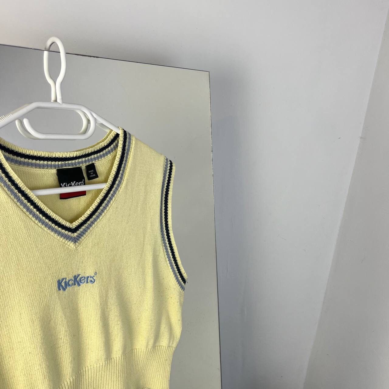 Kickers Vintage KicKers Crop Vest Sweater Rare Centre Logo Knitting Size M / US 6-8 / IT 42-44 - 2 Thumbnail