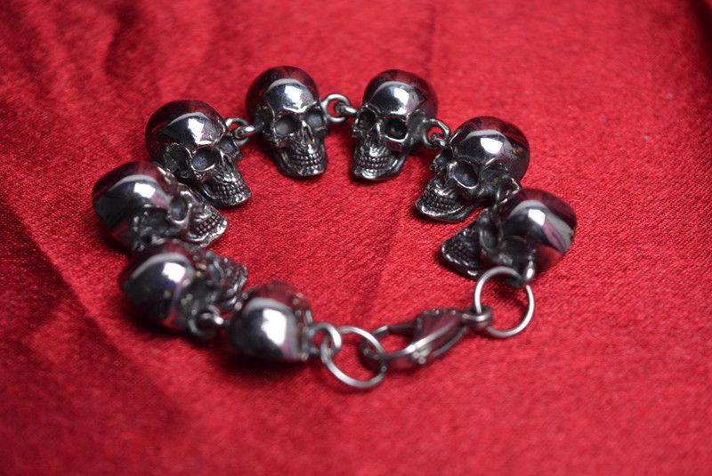 Jewelry Skull Crazy Bracelet Y2K Punk Chain Gotch Bracelets Chains Size ONE SIZE - 6 Thumbnail
