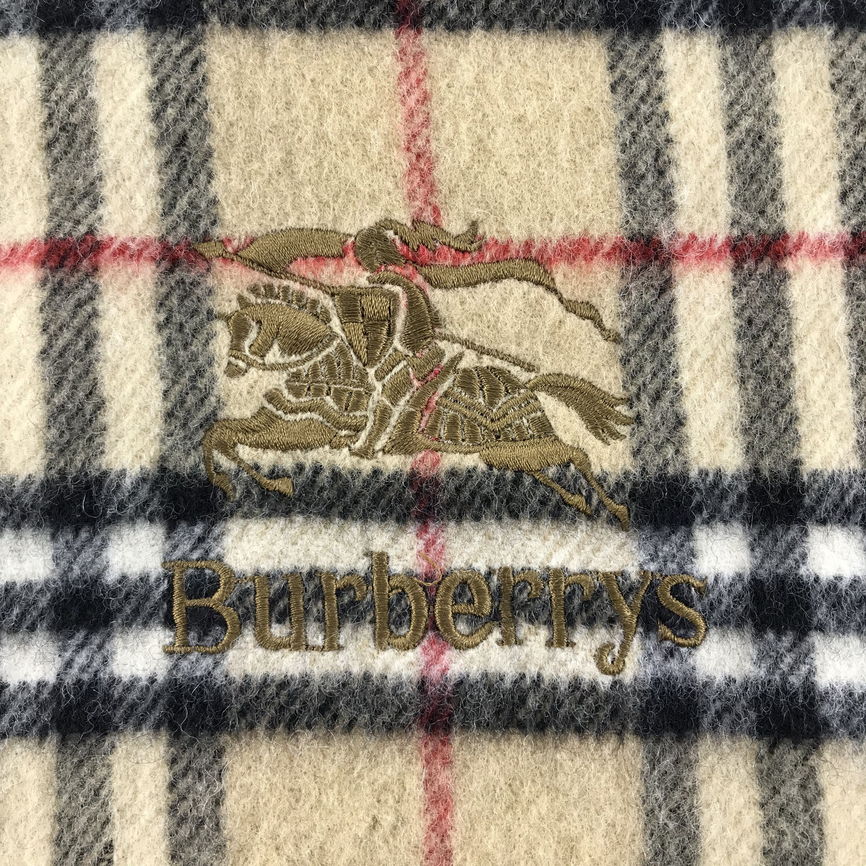 Burberry × Vintage Burberry Scarf / Muffler / Neckwear - WW2810 Size ONE SIZE - 4 Thumbnail