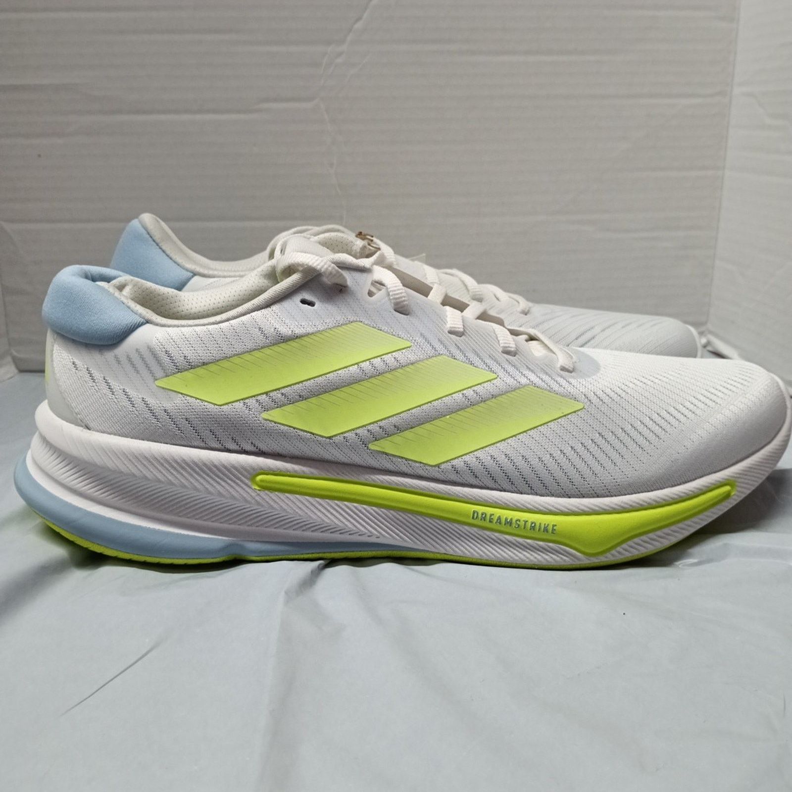 Adidas Adidas Supernova Ease White Yellow Running Shoes Men Size 11 Size US 11 / EU 44 - 1 Thumbnail