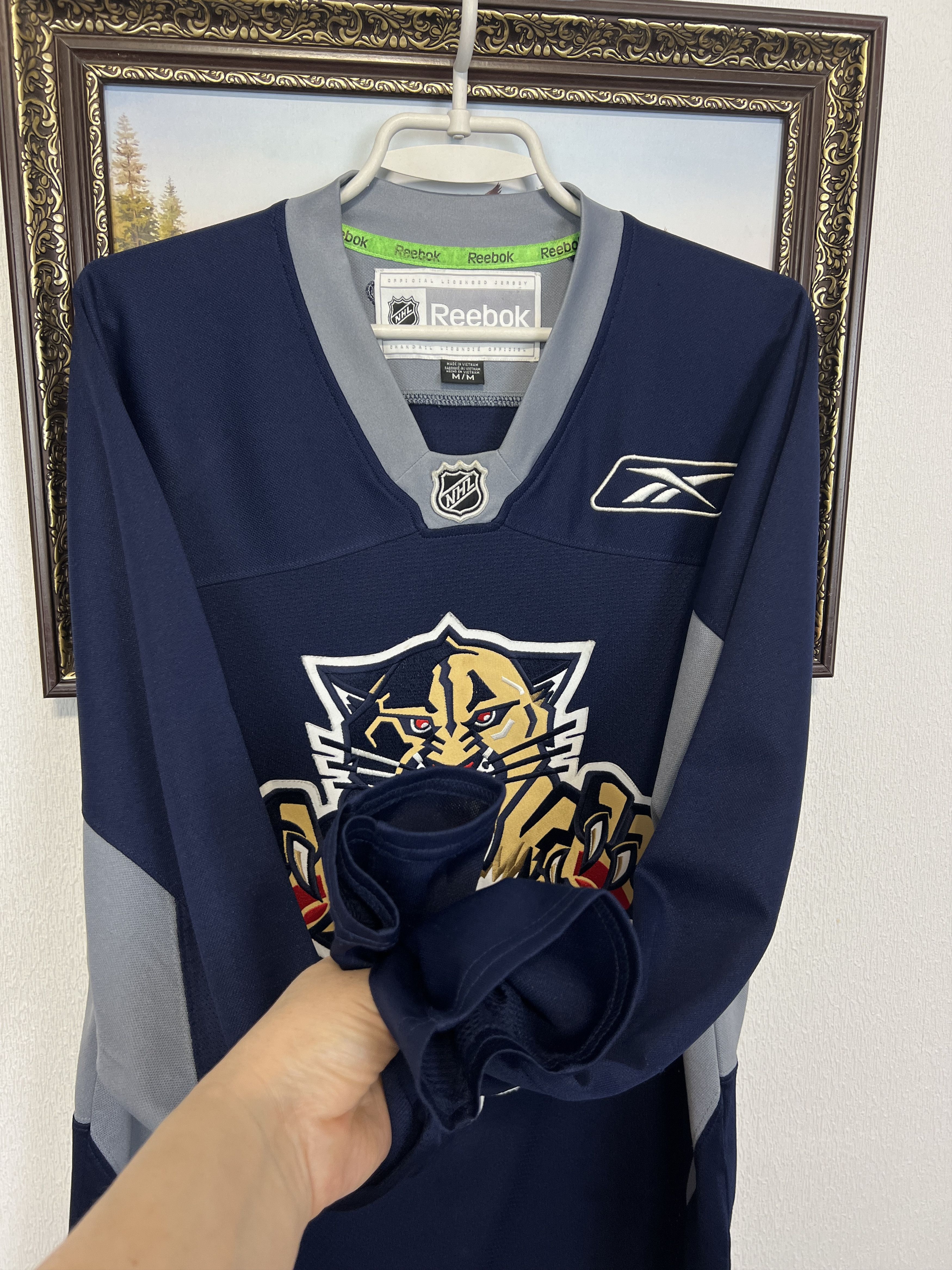Reebok Vintage Florida Panthers NHL Jersey Trikot Ice Hockey Rare Size US M / EU 48-50 / 2 - 5 Thumbnail