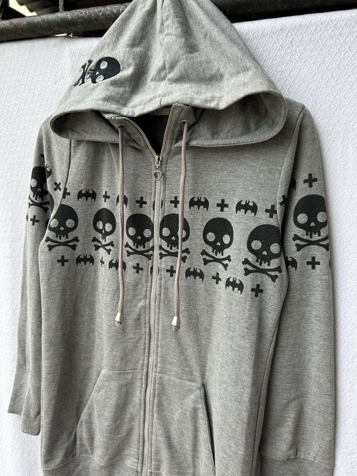 Japanese Brand Japanese style zip hoodie skull ifsixwasnine style Size US M / EU 48-50 / 2 - 4 Thumbnail