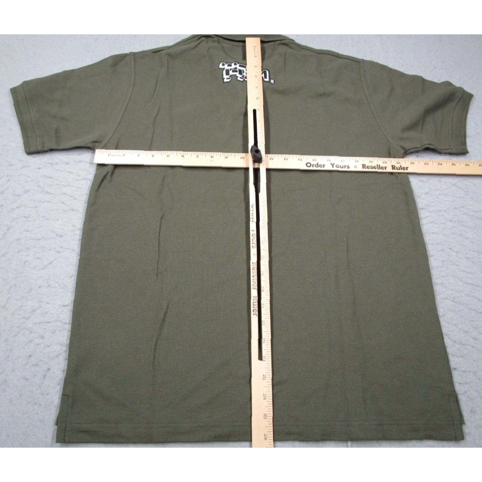 Tenderloin TENDERLOIN Polo Shirt Mens Large Green Made In Japan Graphic Patch 90s Retro Casual Polo Mens L Green Tokyo Streetwear Size US L / EU 52-54 / 3 - 5 Thumbnail