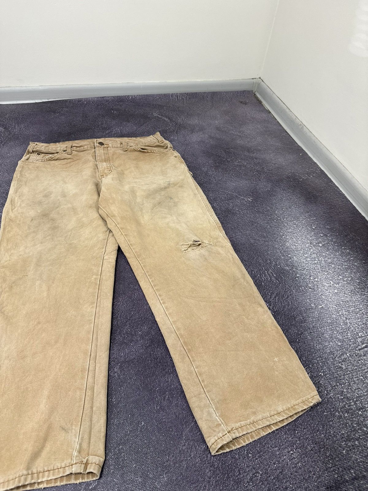 Dickies Vintage Dickies Faded Carpenter Baggy Hype Work USA Pants Size US 36 / EU 52 - 12 Thumbnail