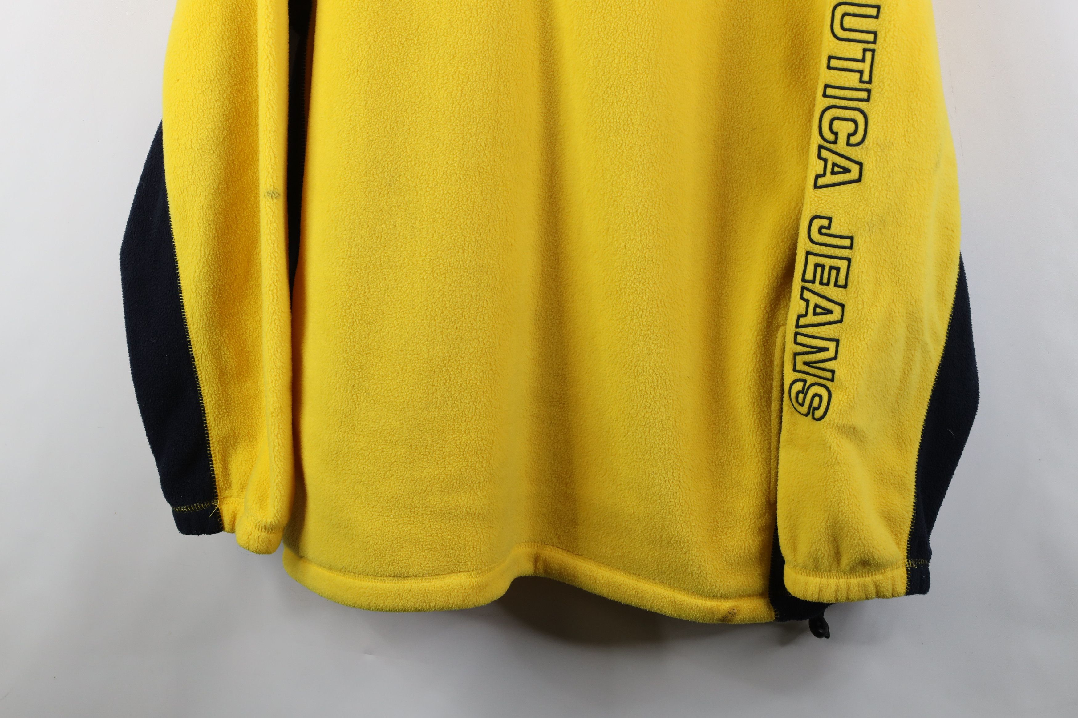 Nautica Vintage 90s Nautica Baggy Half Zip Fleece Pullover Sweater Size US L / EU 52-54 / 3 - 3 Thumbnail