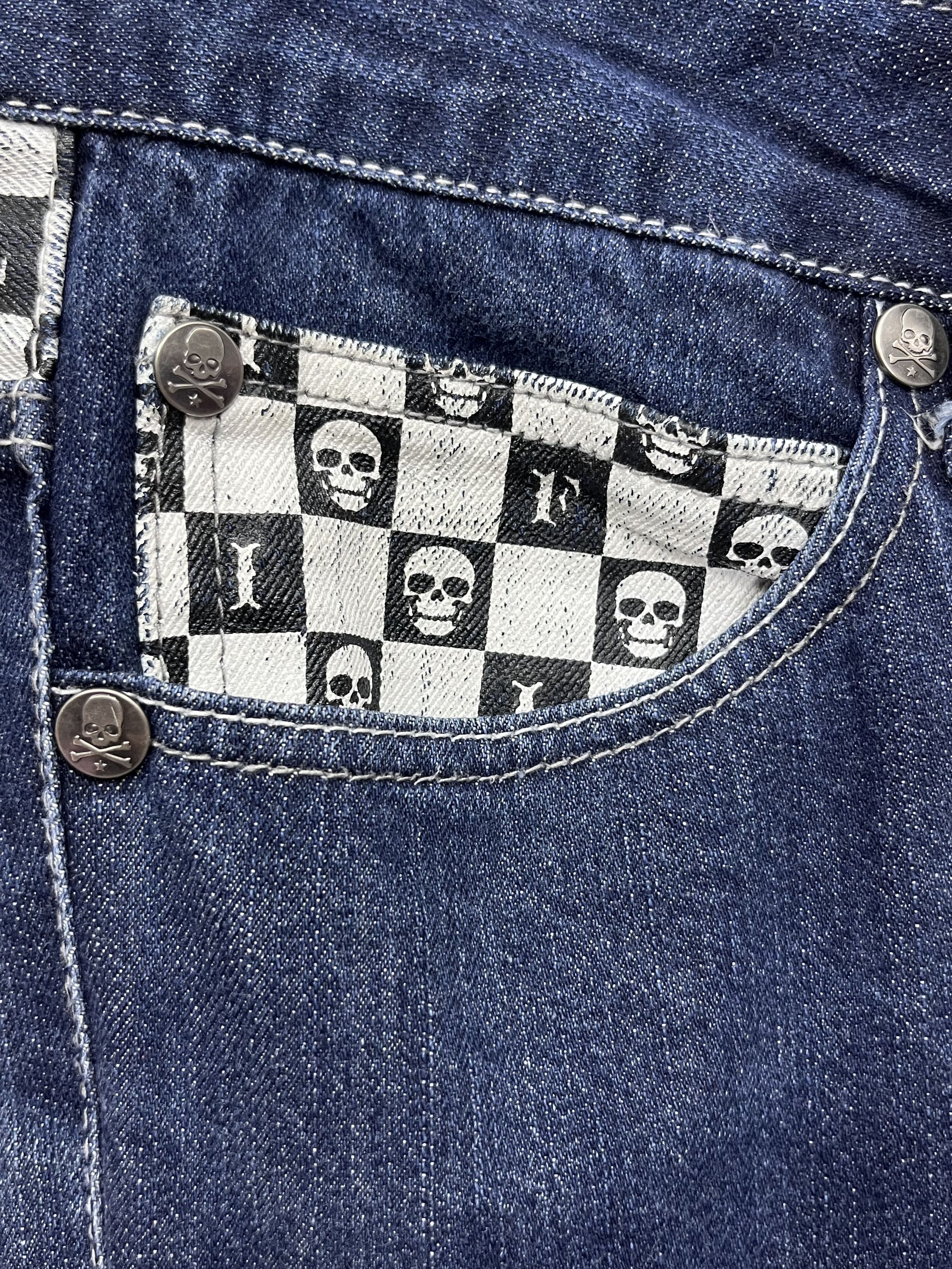 Seditionaries WILD LIFE Punk! Embroidery Skulls Inspired by Number (N)ine Size US 32 / EU 48 - 6 Thumbnail