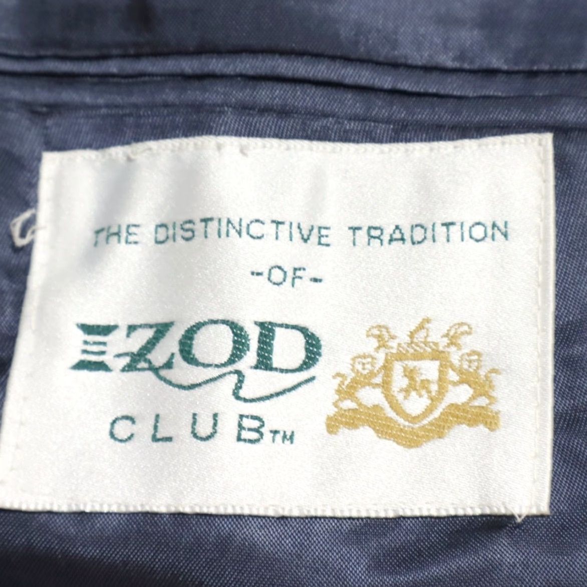 Izod VTG Izod Club Gothic B Crest Blazer Navy Men's 40 Jacket Long Sleeve Shirt Fashion Vintage Blazer Mens VTG IZOD Club Gothic B Crest Blazer Navy 40 Size 40R - 7 Thumbnail