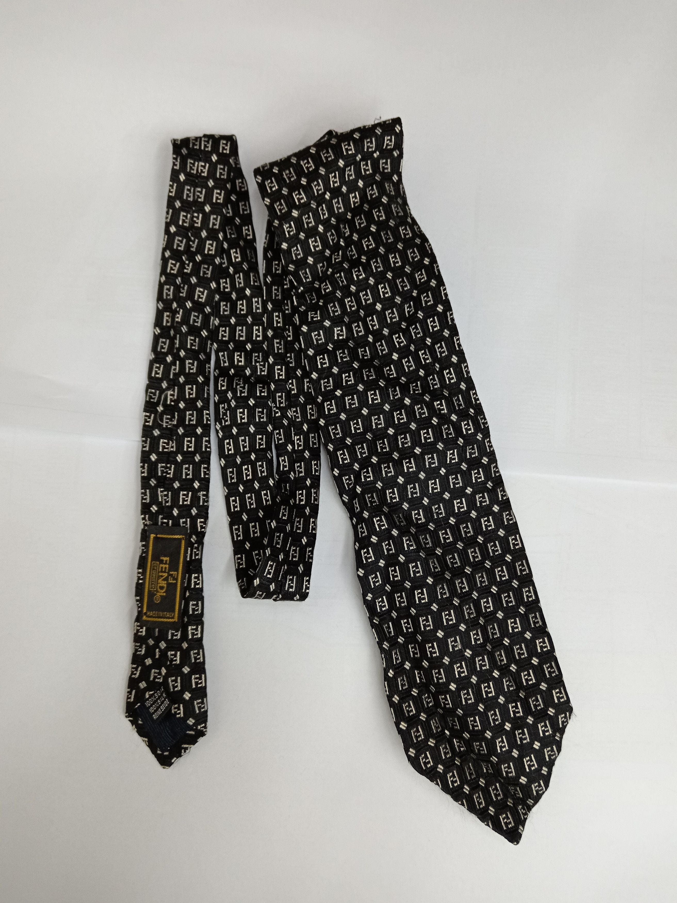 fendi monogram tie