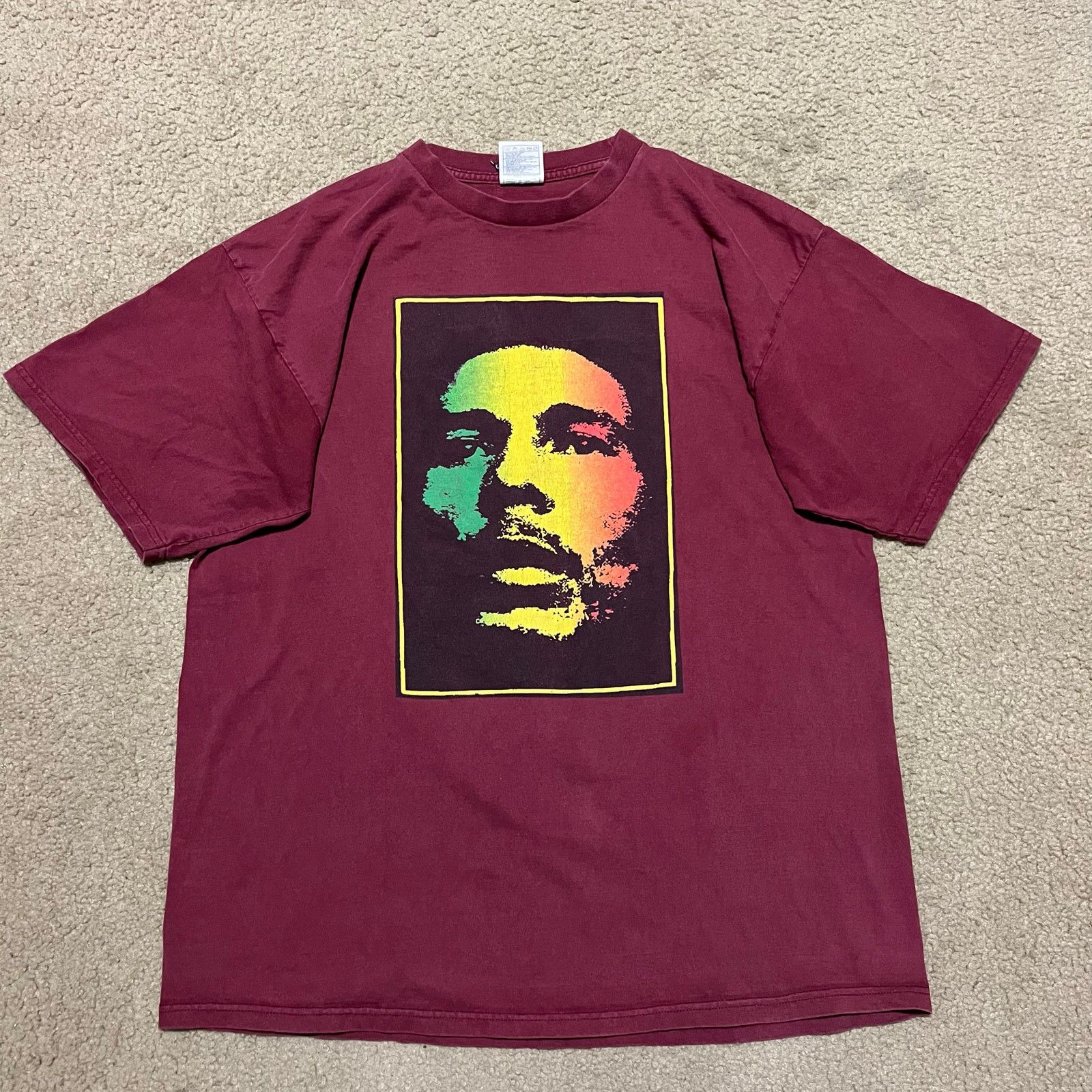 Other Vintage Bob Marley Rasta Jamaican Red Graphic Tee XL Size US XL / EU 56 / 4 - 1 Thumbnail