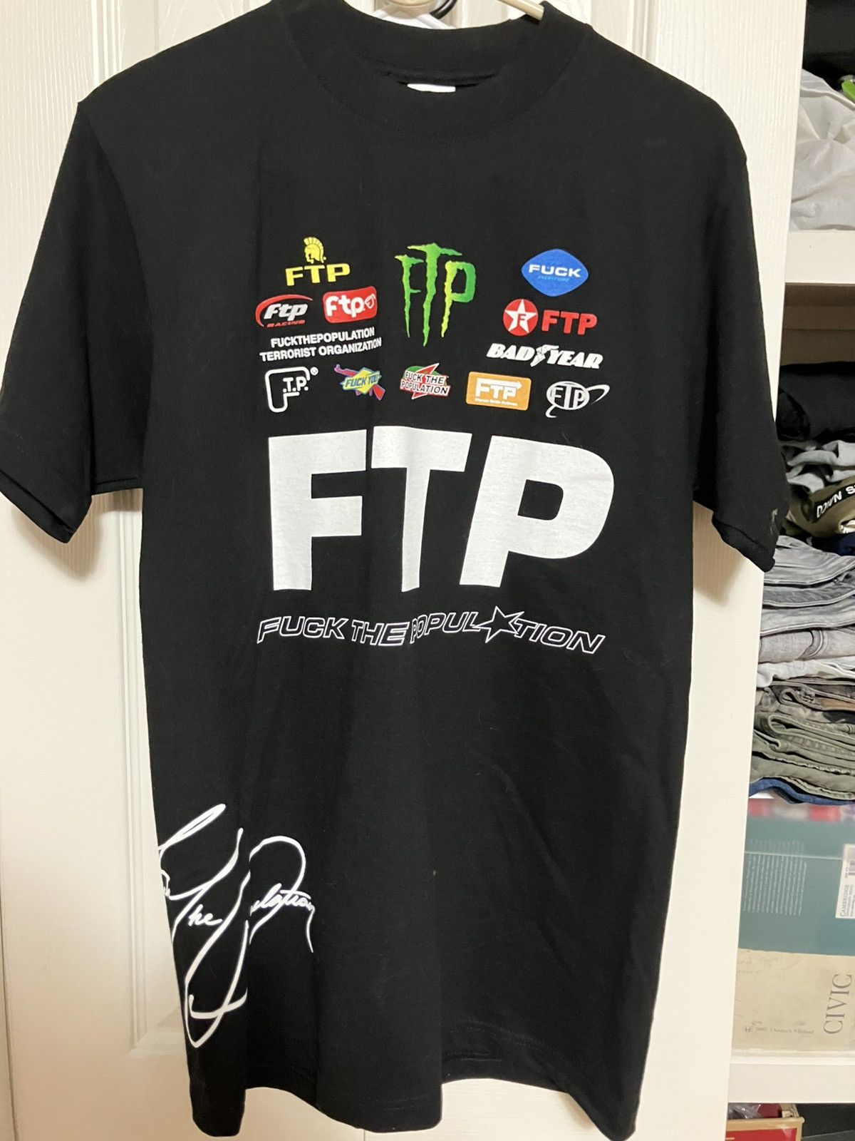 Fuck The Population 2023 Nascar Tee Size US M / EU 48-50 / 2 - 1 Thumbnail