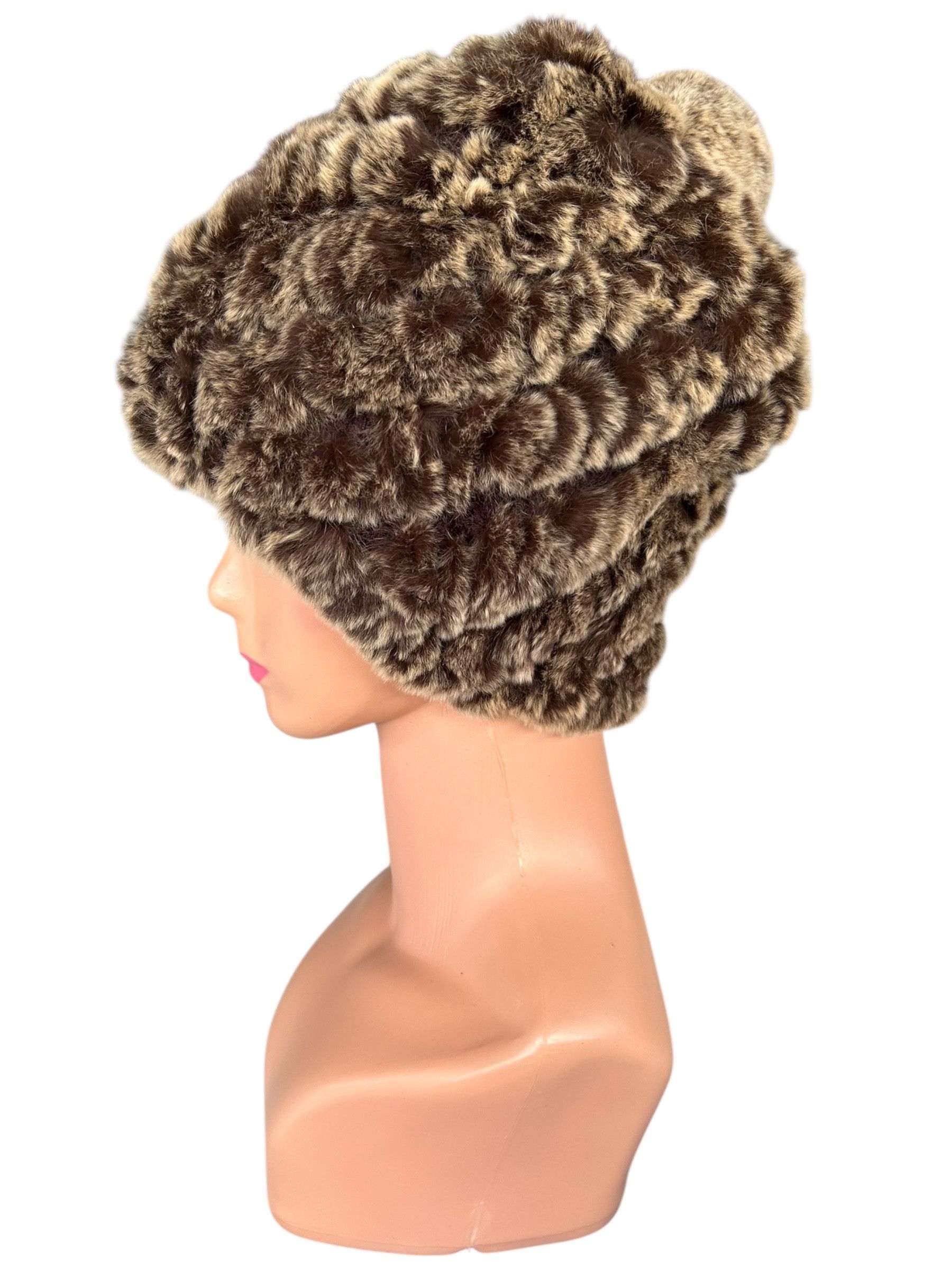 Japanese Brand × Kapital × Vintage Japanese Punk Bondage Style Fur Big Beanie Hats Rare Size ONE SIZE - 1 Thumbnail
