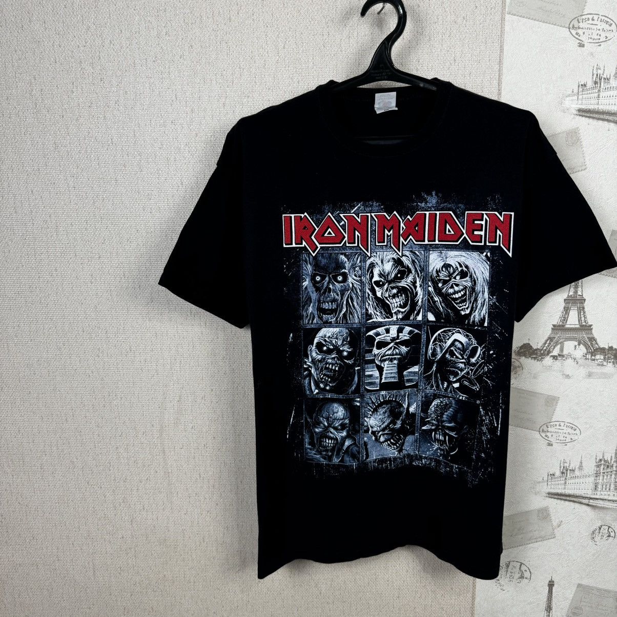 Band Tees × Vintage Vintage Iron Maiden T shirt 2015 Tour Sz XL Black Size US XL / EU 56 / 4 - 3 Thumbnail