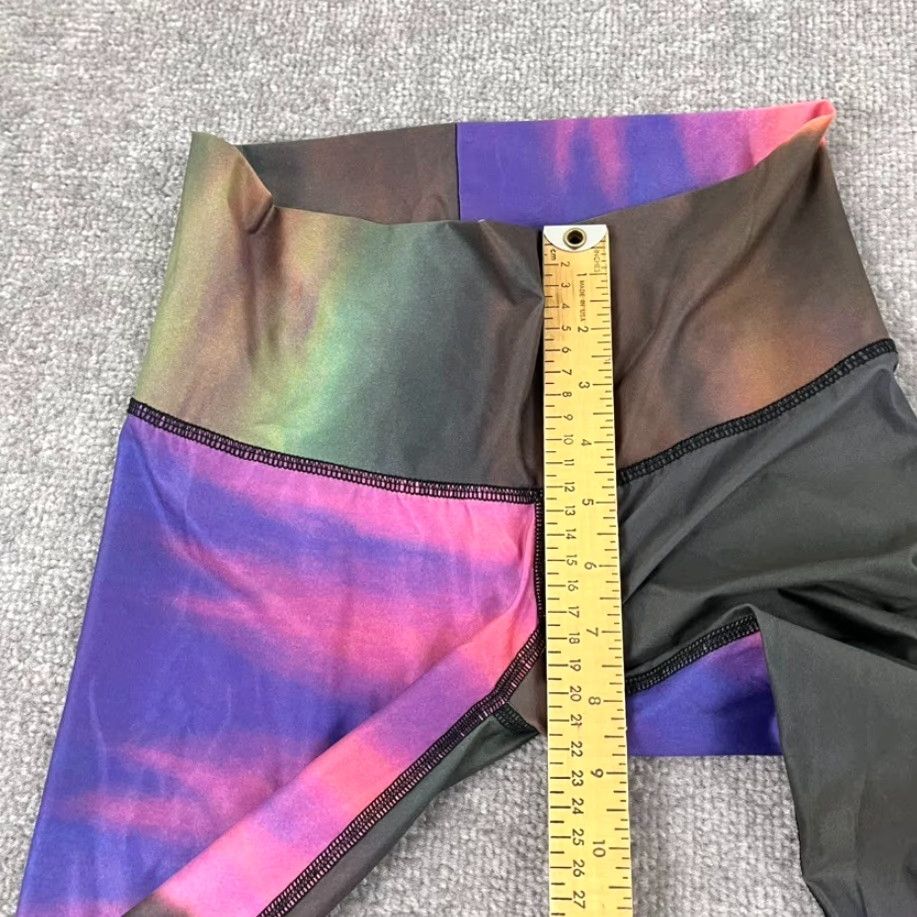 Vintage Teeki Leggings Womens Small 26 x 27.5 Skinny Tight Leg Art Sunset Cloud Abstract Size 28" / US 6 / IT 42 - 5 Thumbnail