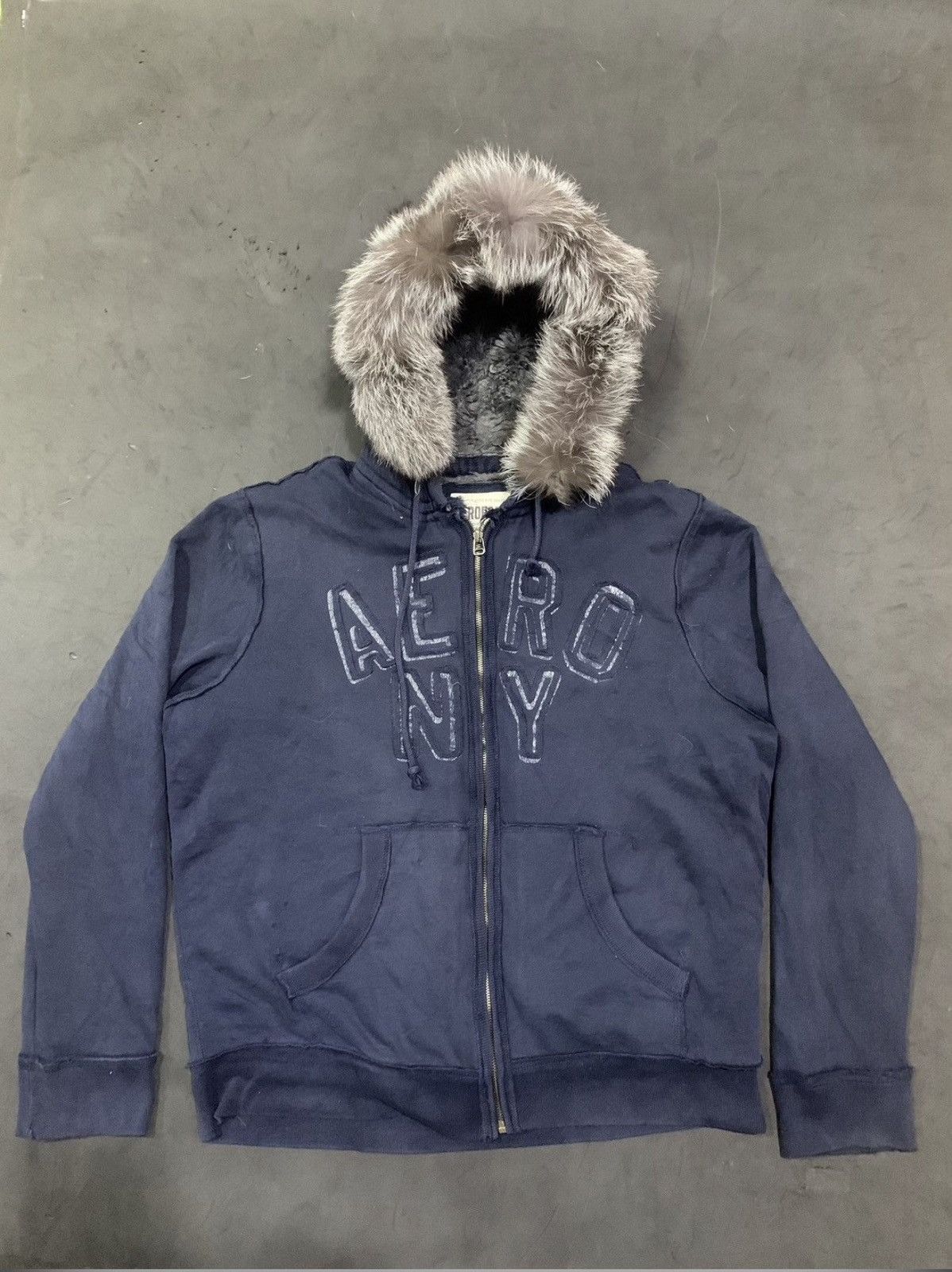 Aeropostale Aeropostale faux fur hoodie style Ifsixwasnine lgb Size US L / EU 52-54 / 3 - 5 Thumbnail