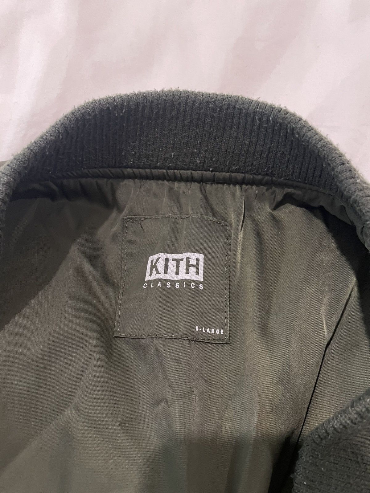 Kith Olive Kith Bomber Jacket XL Size US XL / EU 56 / 4 - 5 Thumbnail