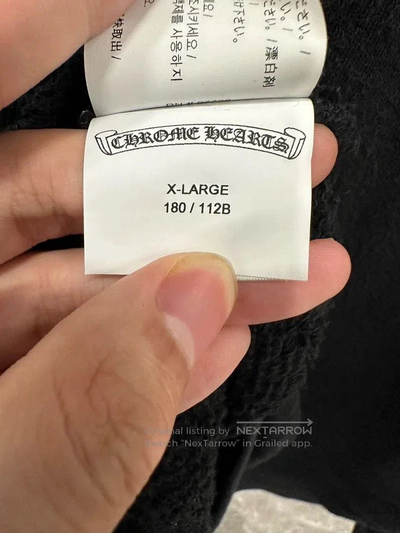 Chrome Hearts Black Embroidered Sweater by Chrome Hearts- Size US XL / EU 56 / 4 - 6 Thumbnail