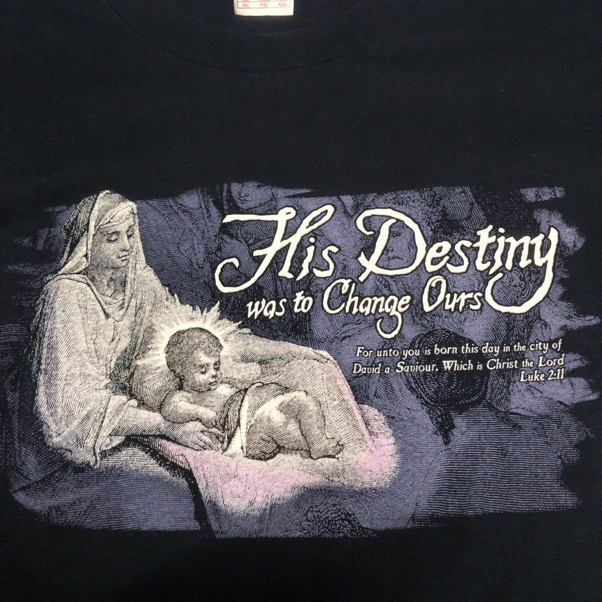 Other Vtg Jesus and Mary Art Tshirt Size US XL / EU 56 / 4 - 4 Thumbnail