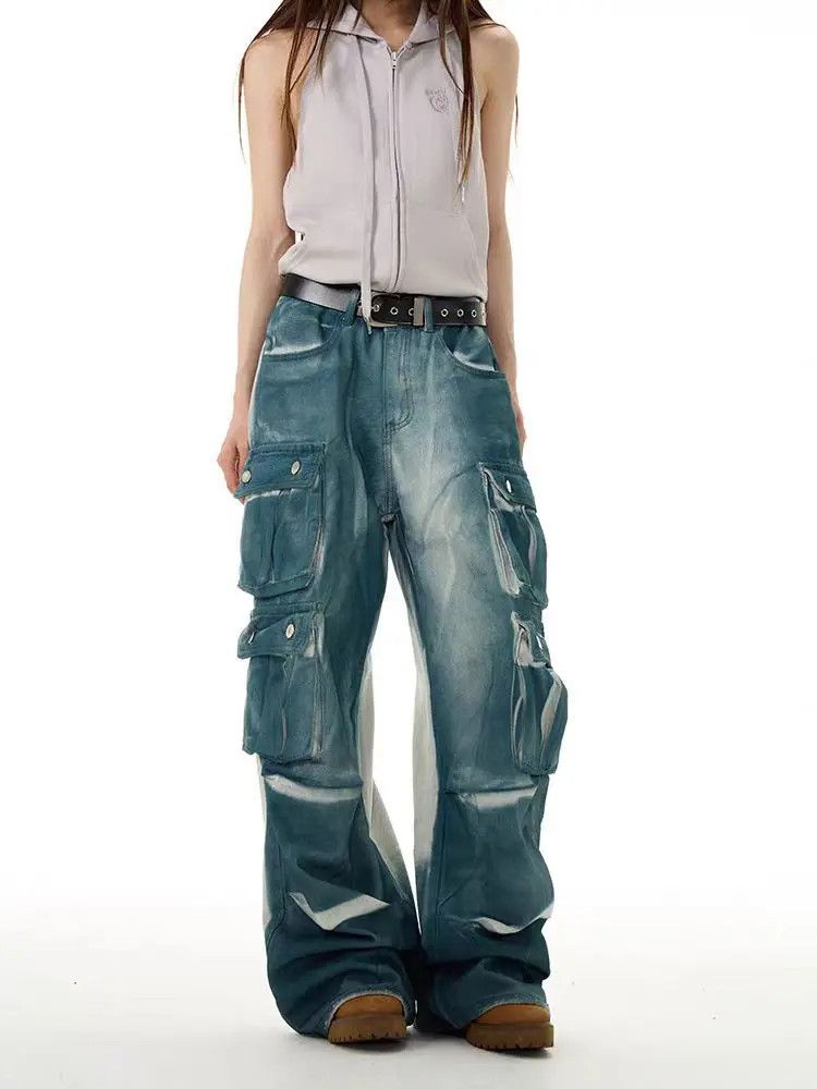 Designer × Japanese Brand Vintage Hip Hop Loose Street Casual Pants Size US 31 - 2 Thumbnail