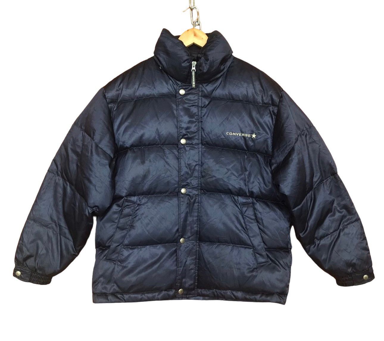 Converse Vintage CONVERSE Puffer Jacket Size US M / EU 48-50 / 2 - 1 Thumbnail