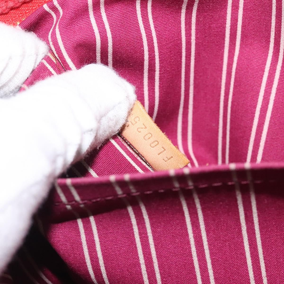 Louis Vuitton LOUIS VUITTON Antigua Cabas PM Tote Bag Canvas Rouge M40037 Size ONE SIZE - 12 Thumbnail